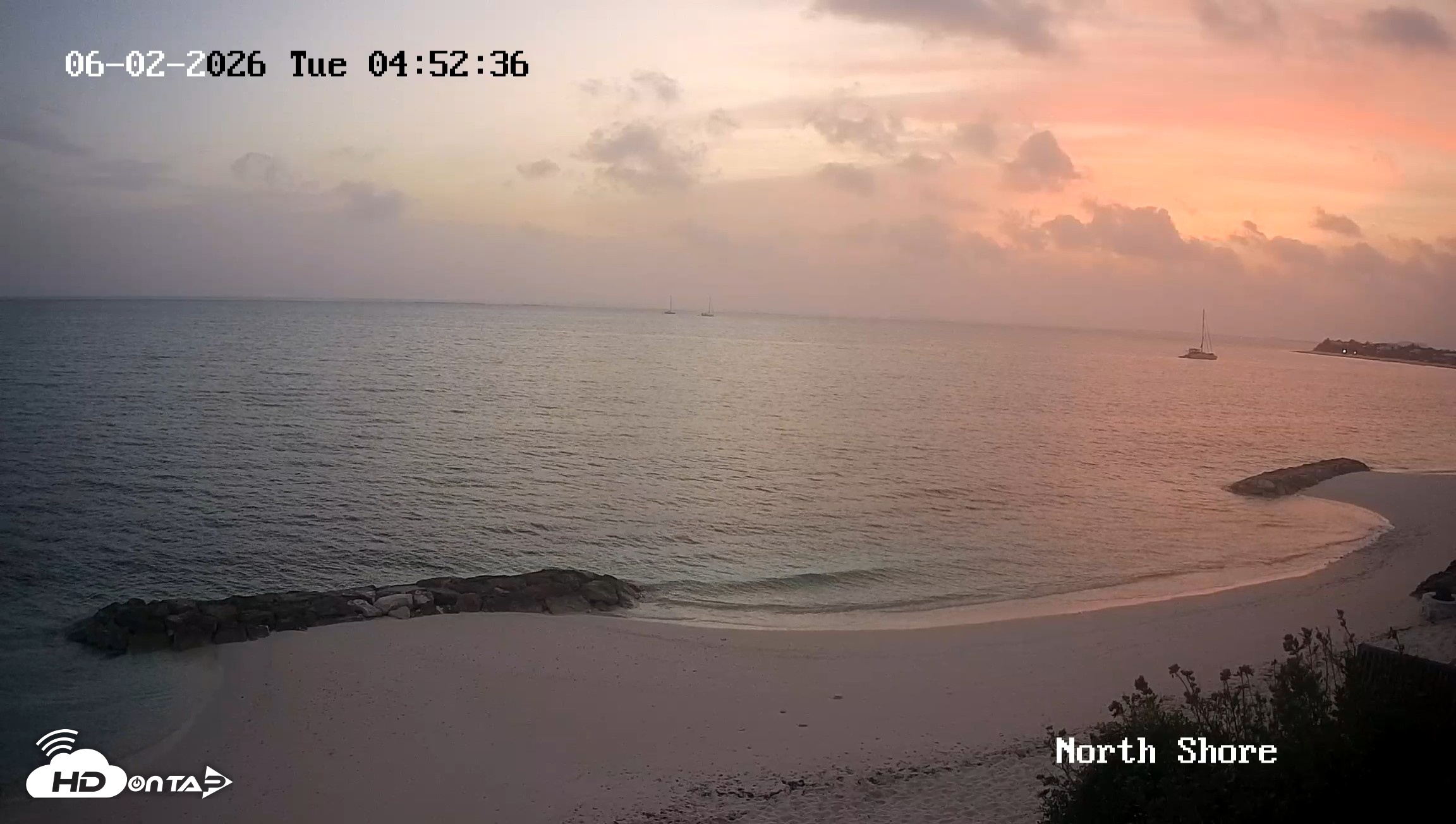 Snapshot of Turks & Caicos North Shore Live Webcam taken Jun 2, 2026, 5:53am EDT