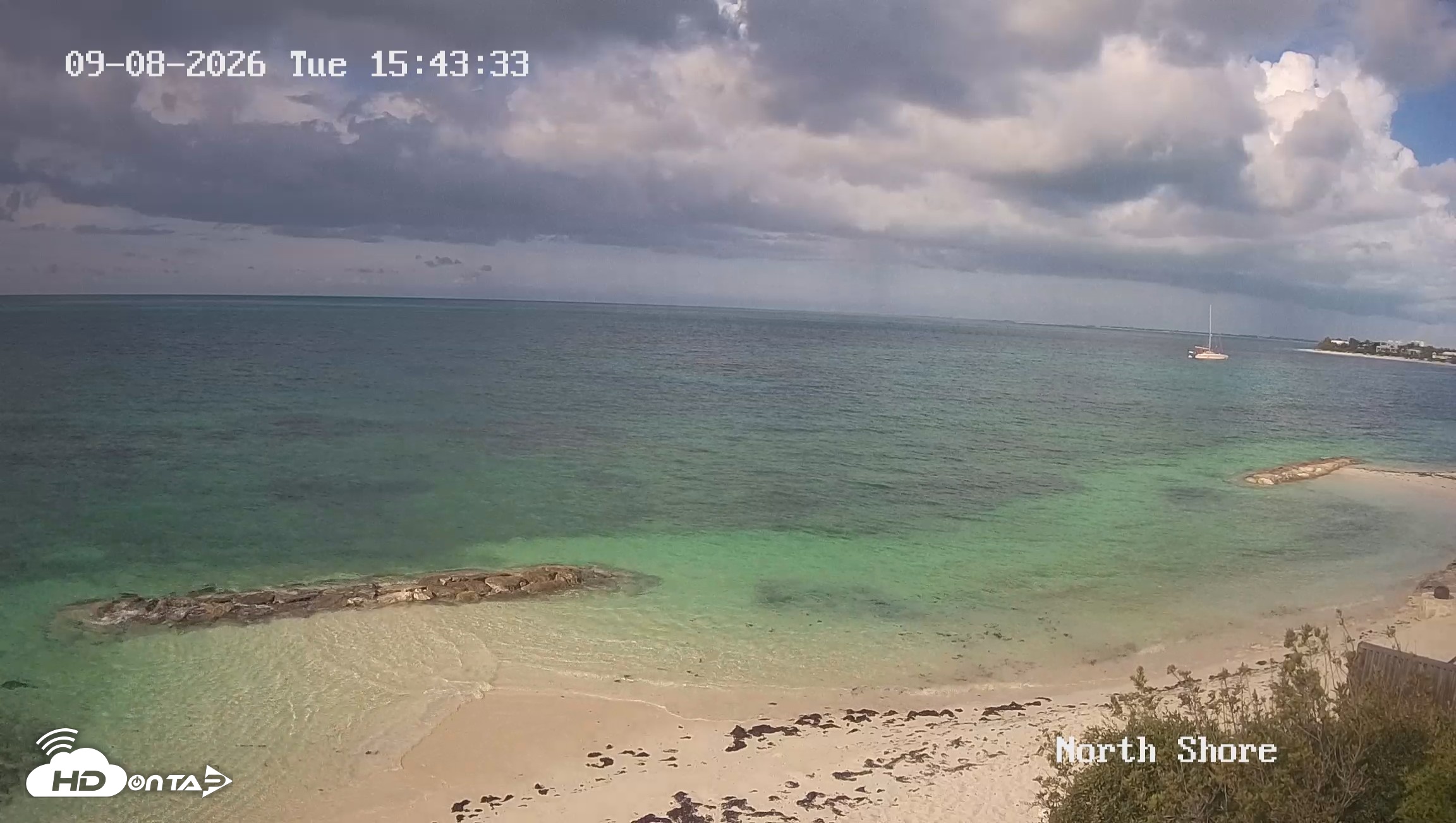Snapshot of Turks & Caicos North Shore Live Webcam taken Sep 8, 2026, 4:44pm EDT