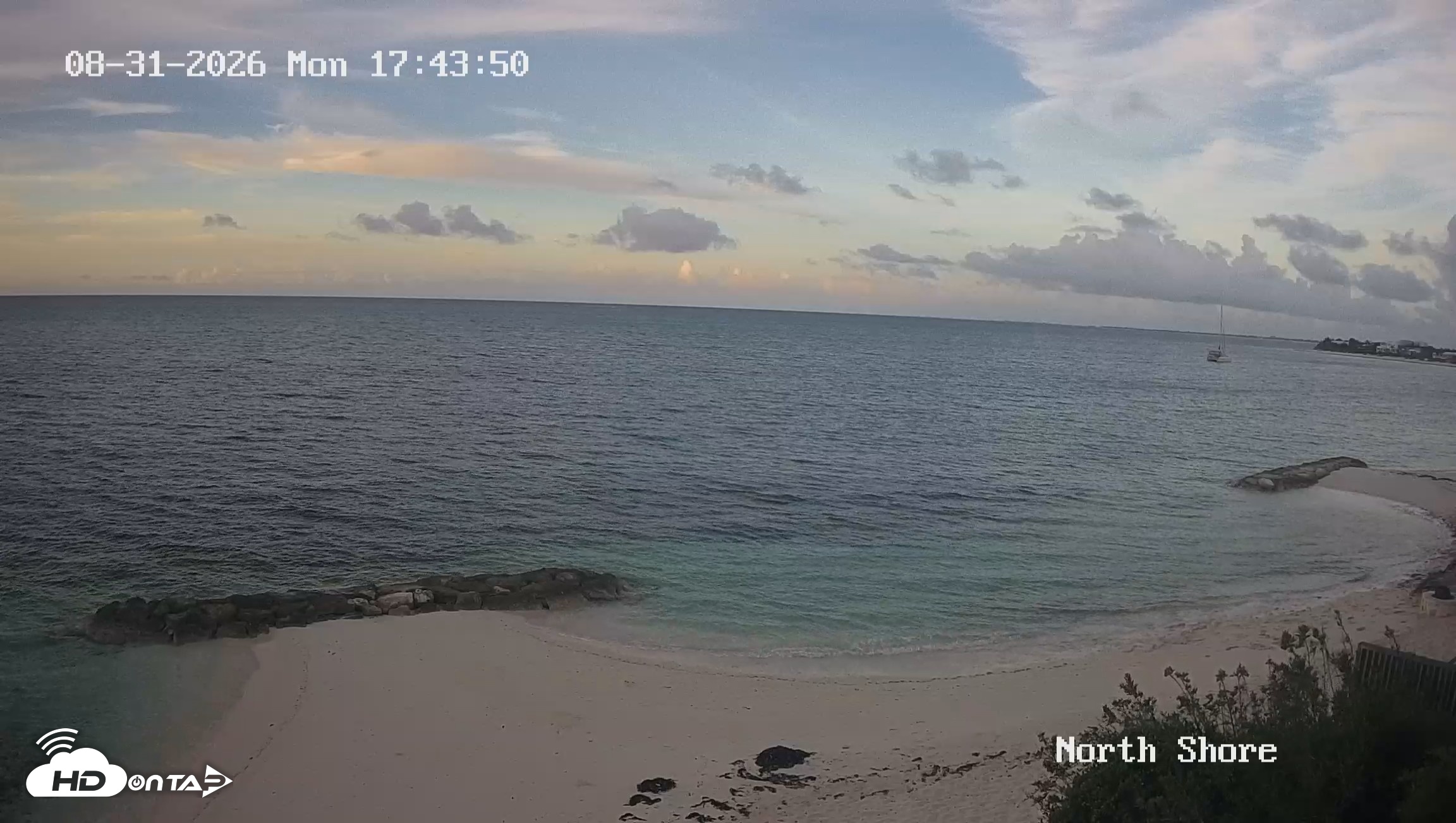 Snapshot of Turks & Caicos North Shore Live Webcam taken Aug 31, 2026, 6:44pm EDT