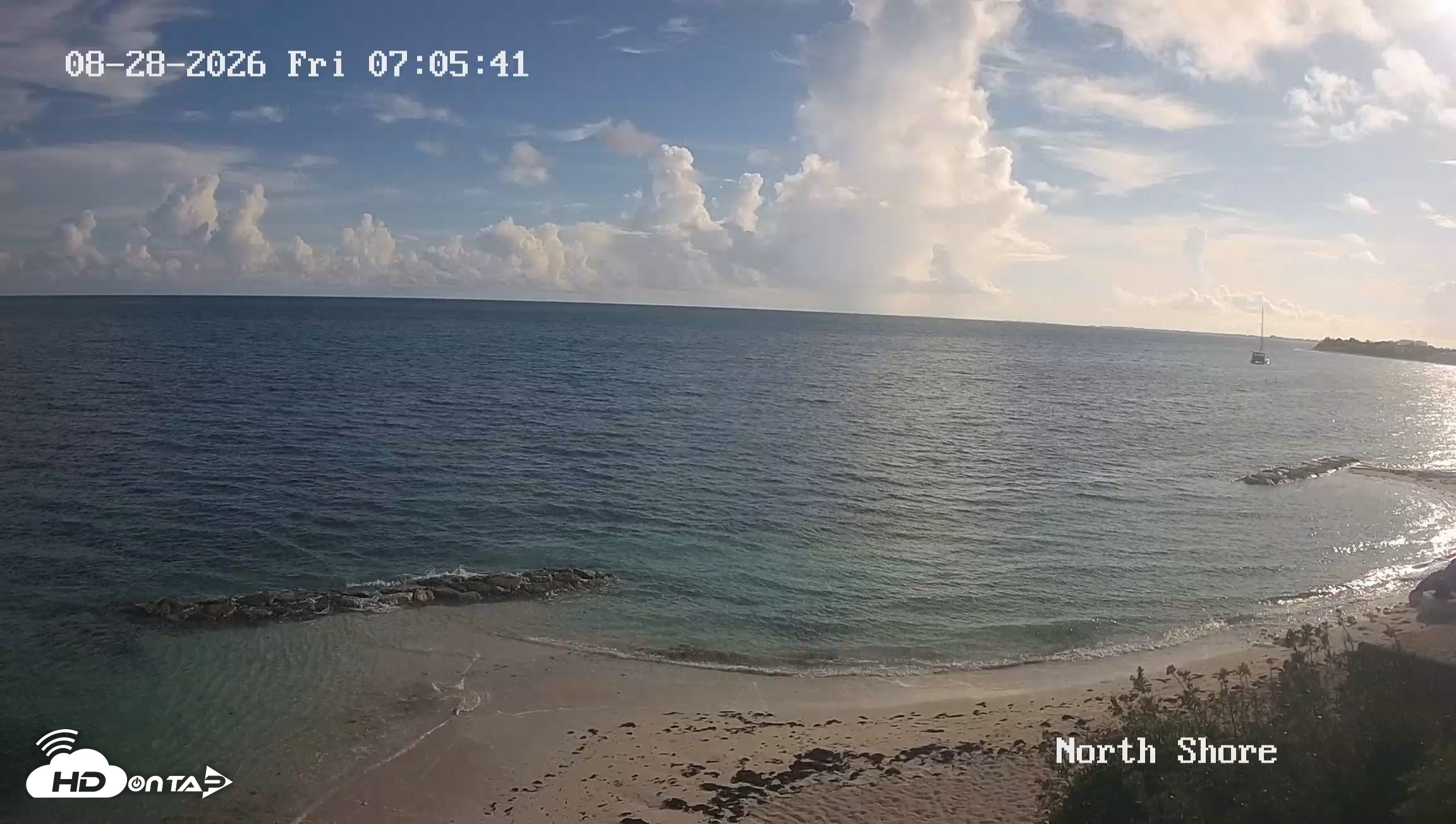 Snapshot of Turks & Caicos North Shore Live Webcam taken Aug 28, 2026, 8:06am EDT