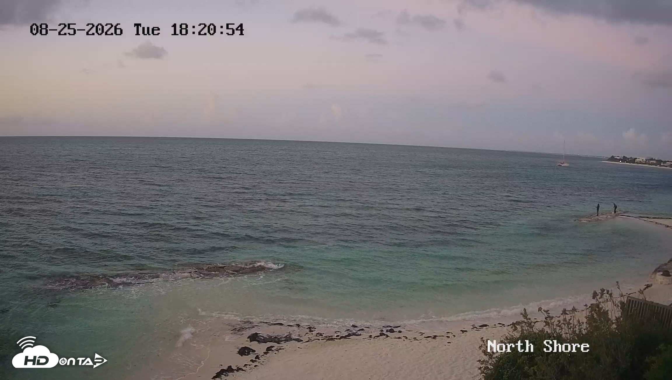 Snapshot of Turks & Caicos North Shore Live Webcam taken Aug 25, 2026, 7:21pm EDT
