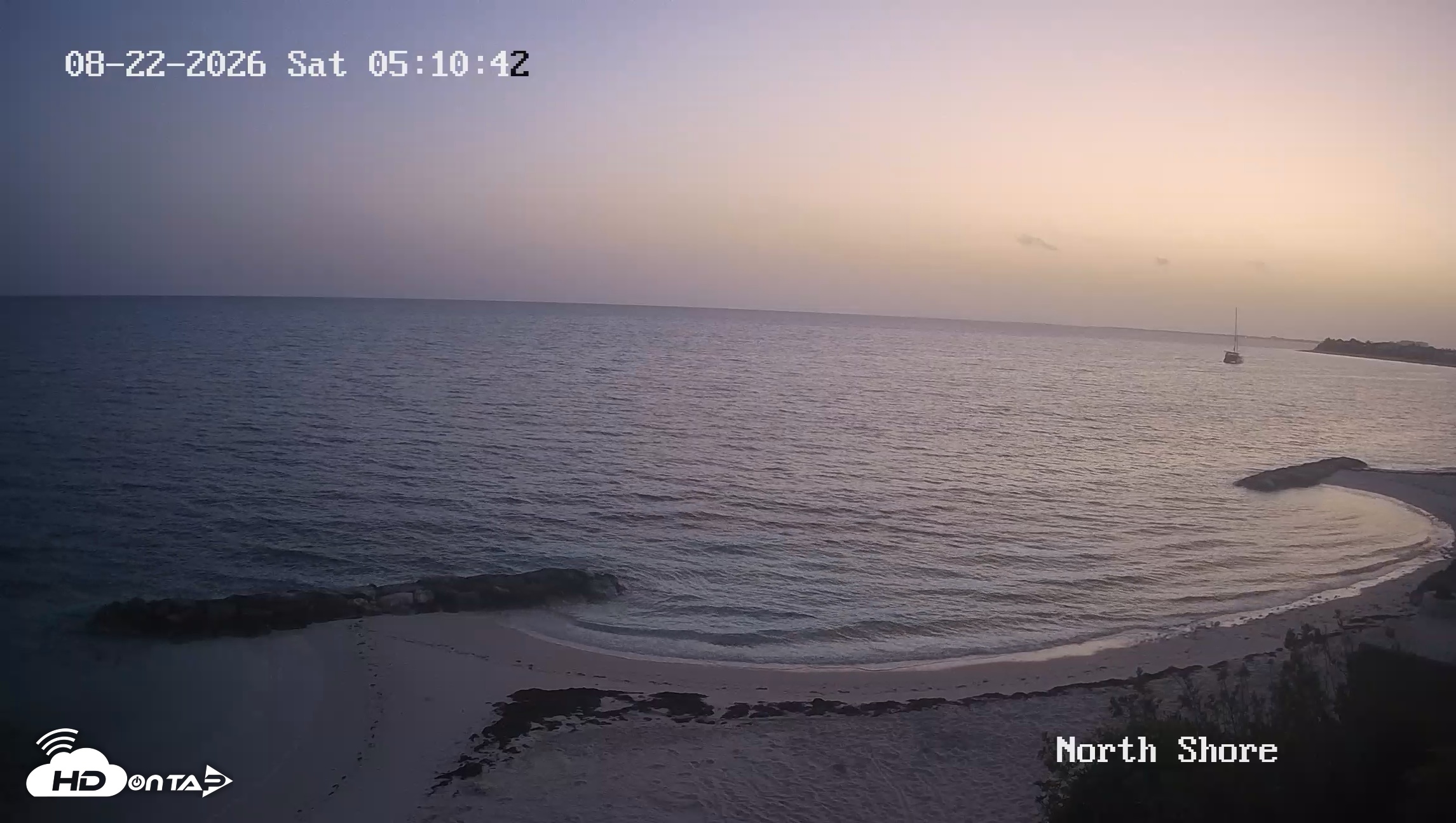 Snapshot of Turks & Caicos North Shore Live Webcam taken Aug 22, 2026, 6:11am EDT