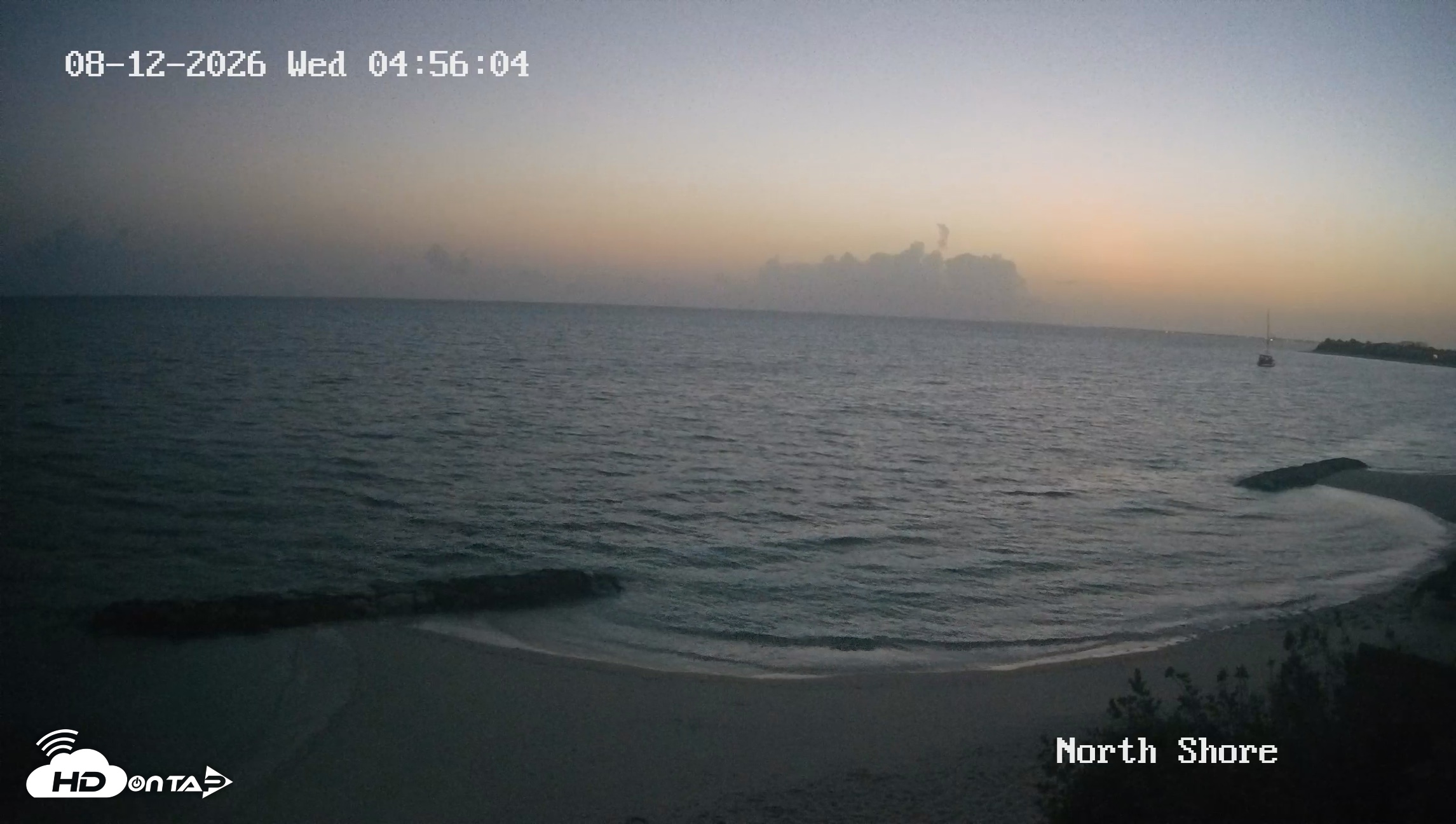 Snapshot of Turks & Caicos North Shore Live Webcam taken Aug 12, 2026, 5:56am EDT