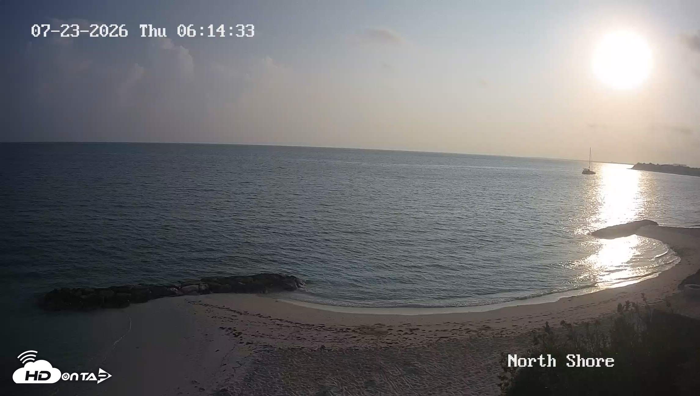 Snapshot of Turks & Caicos North Shore Live Webcam taken Jul 23, 2026, 7:15am EDT