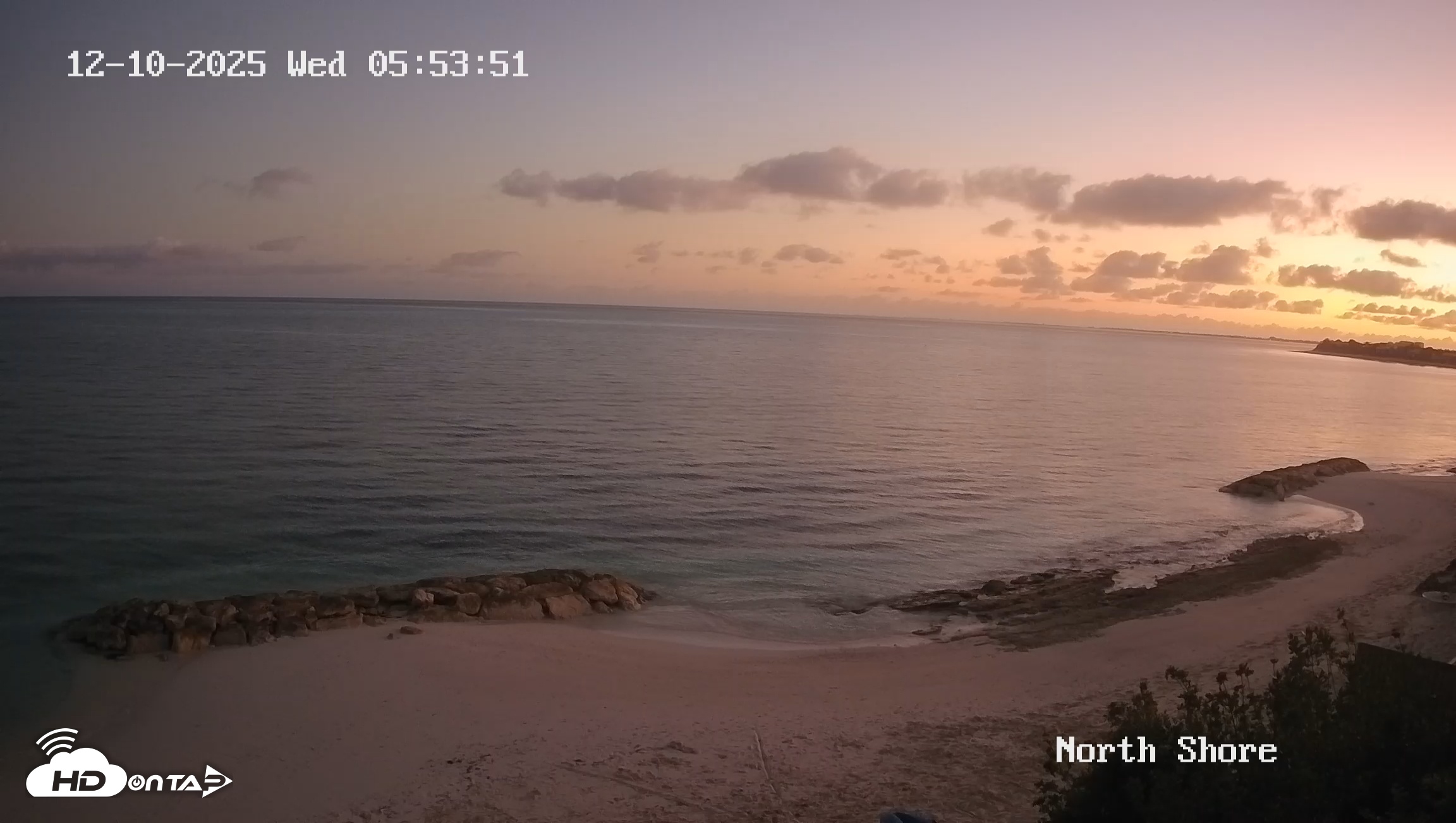 Snapshot of Turks & Caicos North Shore Live Webcam taken Dec 10, 2025, 5:54am EST