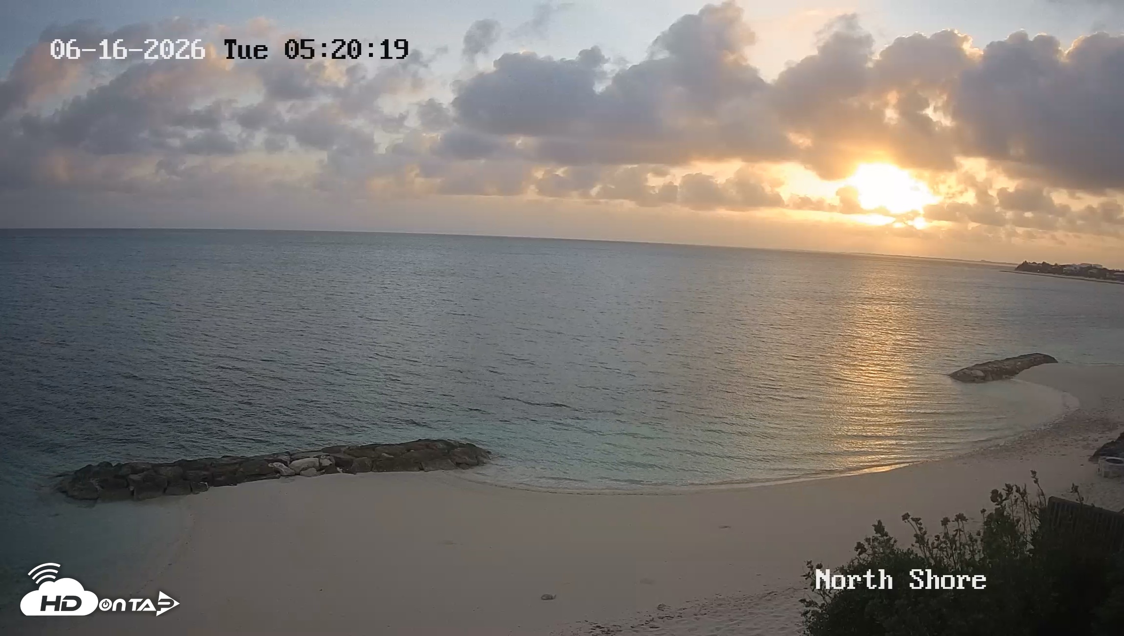 Snapshot of Turks & Caicos North Shore Live Webcam taken Jun 16, 2026, 6:20am EDT