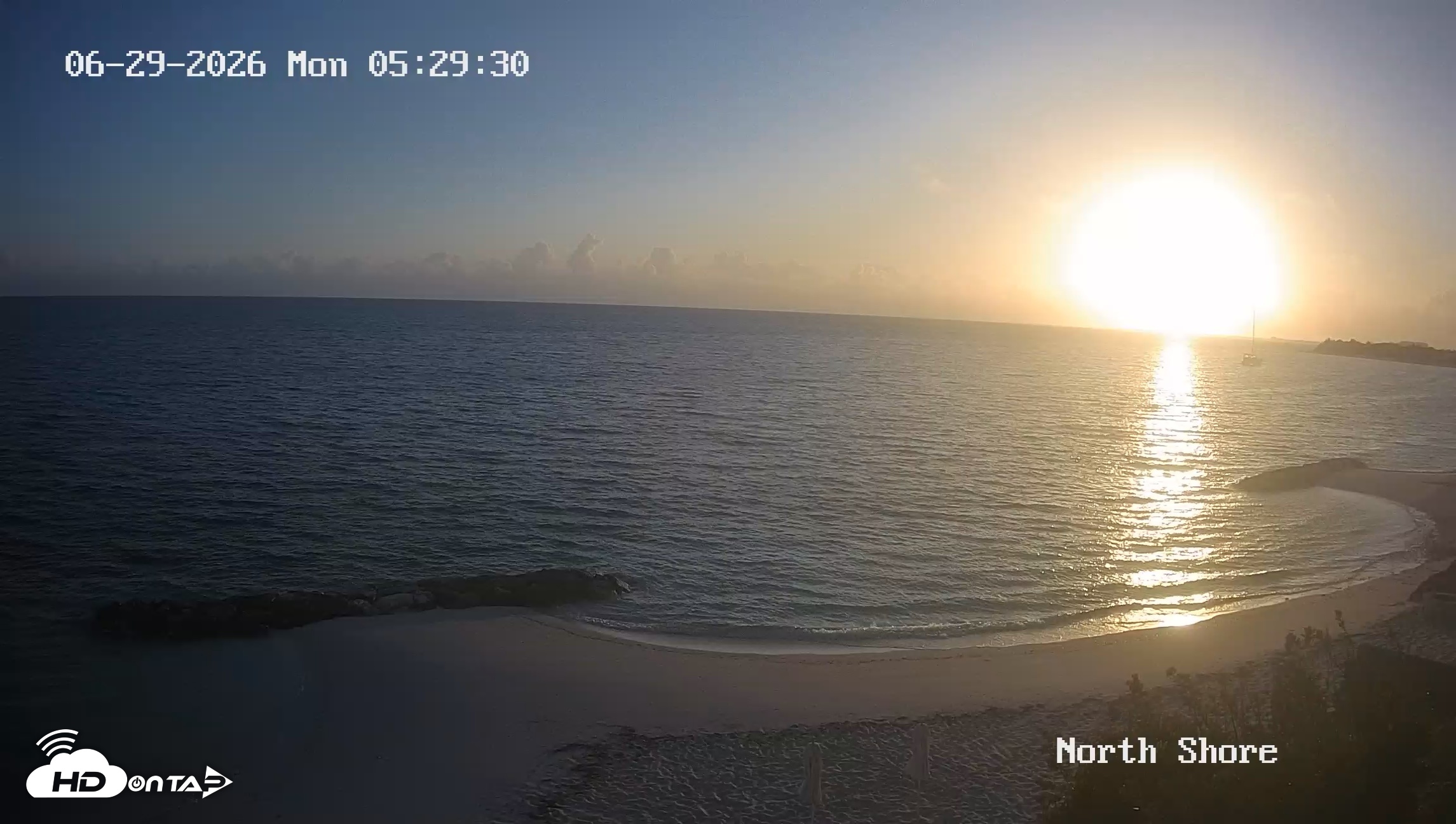 Snapshot of Turks & Caicos North Shore Live Webcam taken Jun 29, 2026, 6:30am EDT