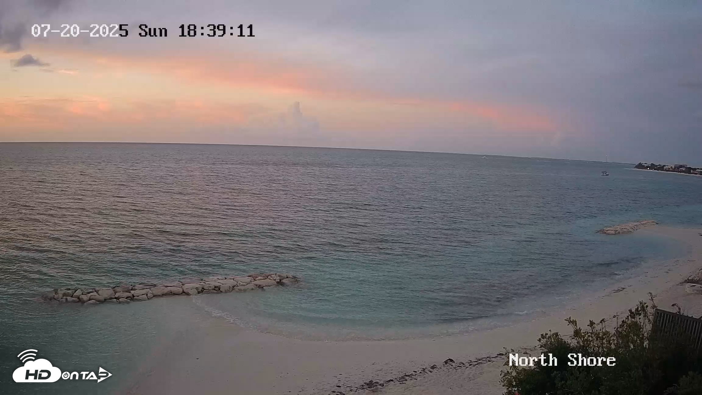 Snapshot of Turks & Caicos North Shore Live Webcam taken Jul 20, 2025, 7:39pm EDT