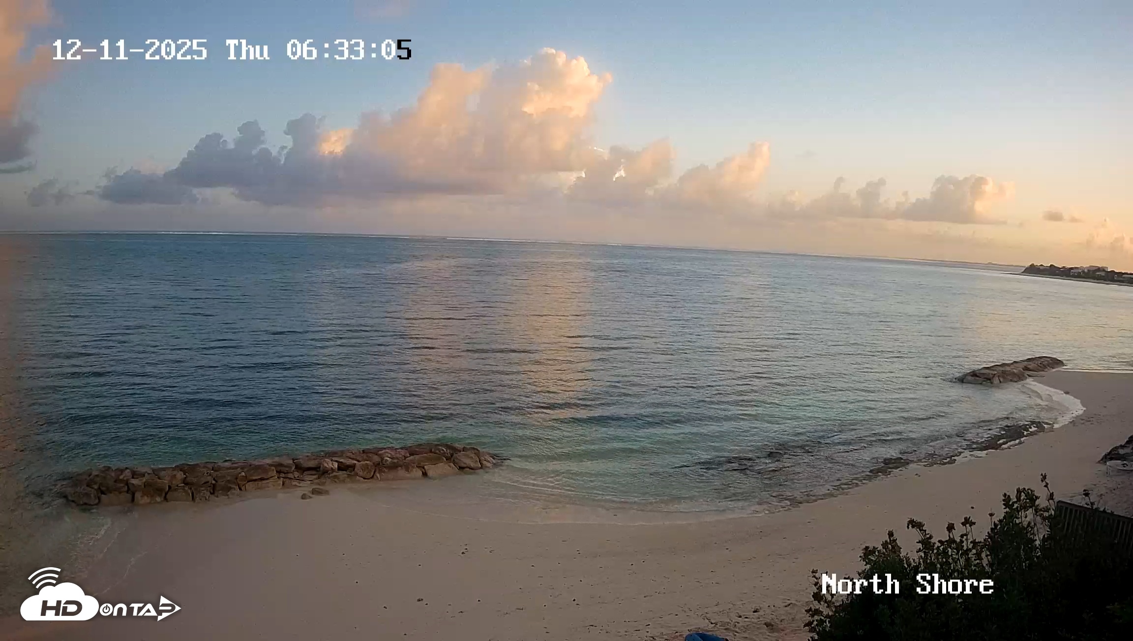 Snapshot of Turks & Caicos North Shore Live Webcam taken Dec 11, 2025, 6:33am EST