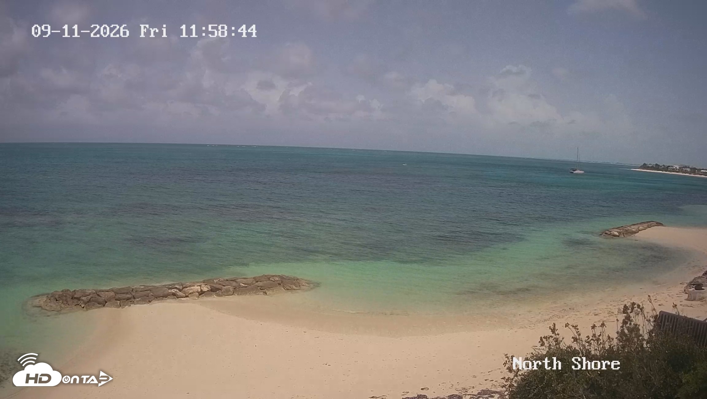 Snapshot of Turks & Caicos North Shore Live Webcam taken Sep 11, 2026, 12:59pm EDT