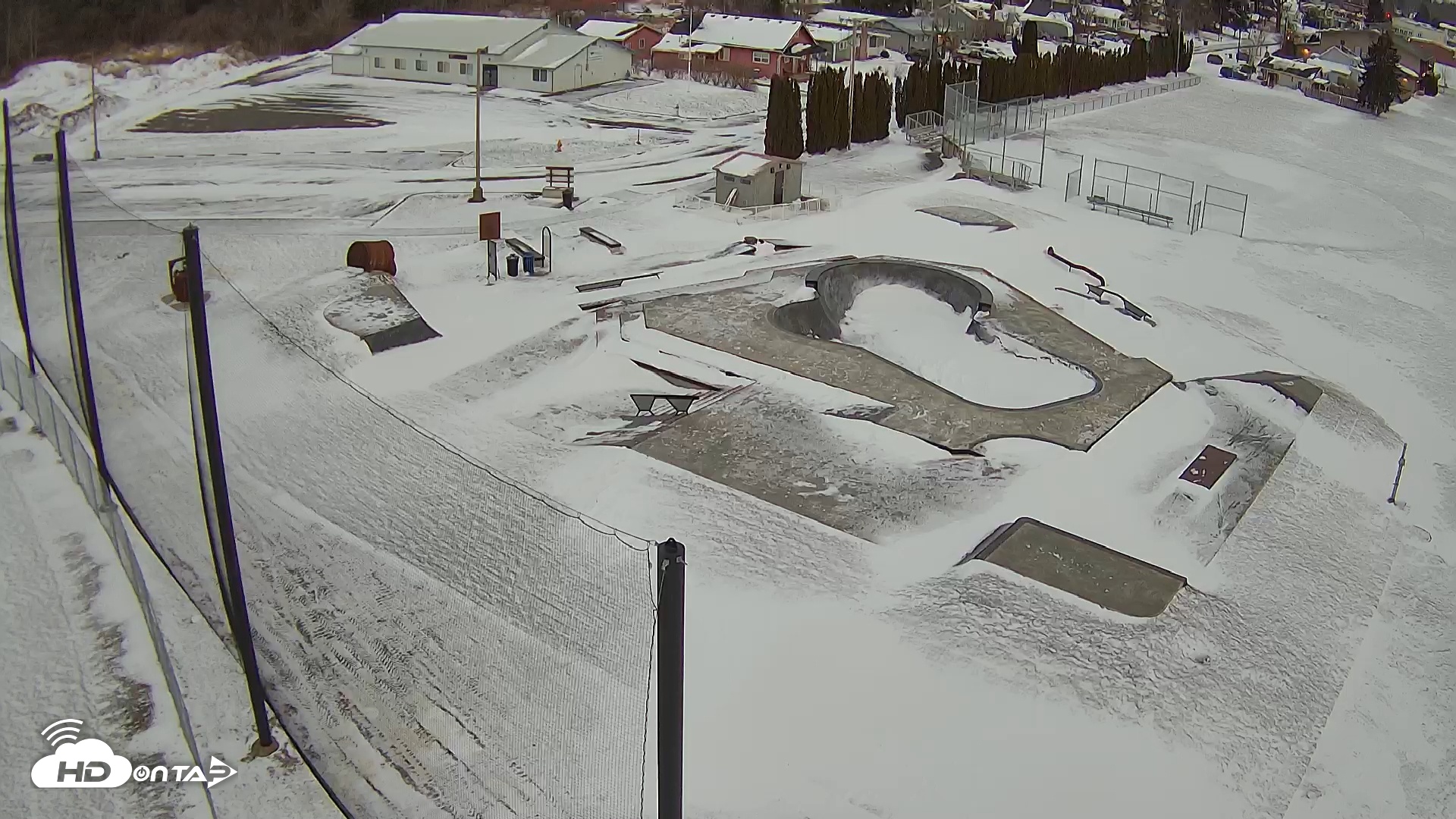 Snapshot of Ferndale Washington Skate Park Live Cam taken Feb 5, 2025, 7:28am PST