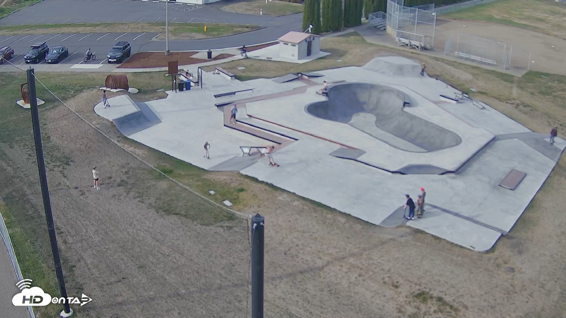 Snapshot of Ferndale Washington Skate Park Live Cam taken Sep 9, 2026, 4:46pm PDT