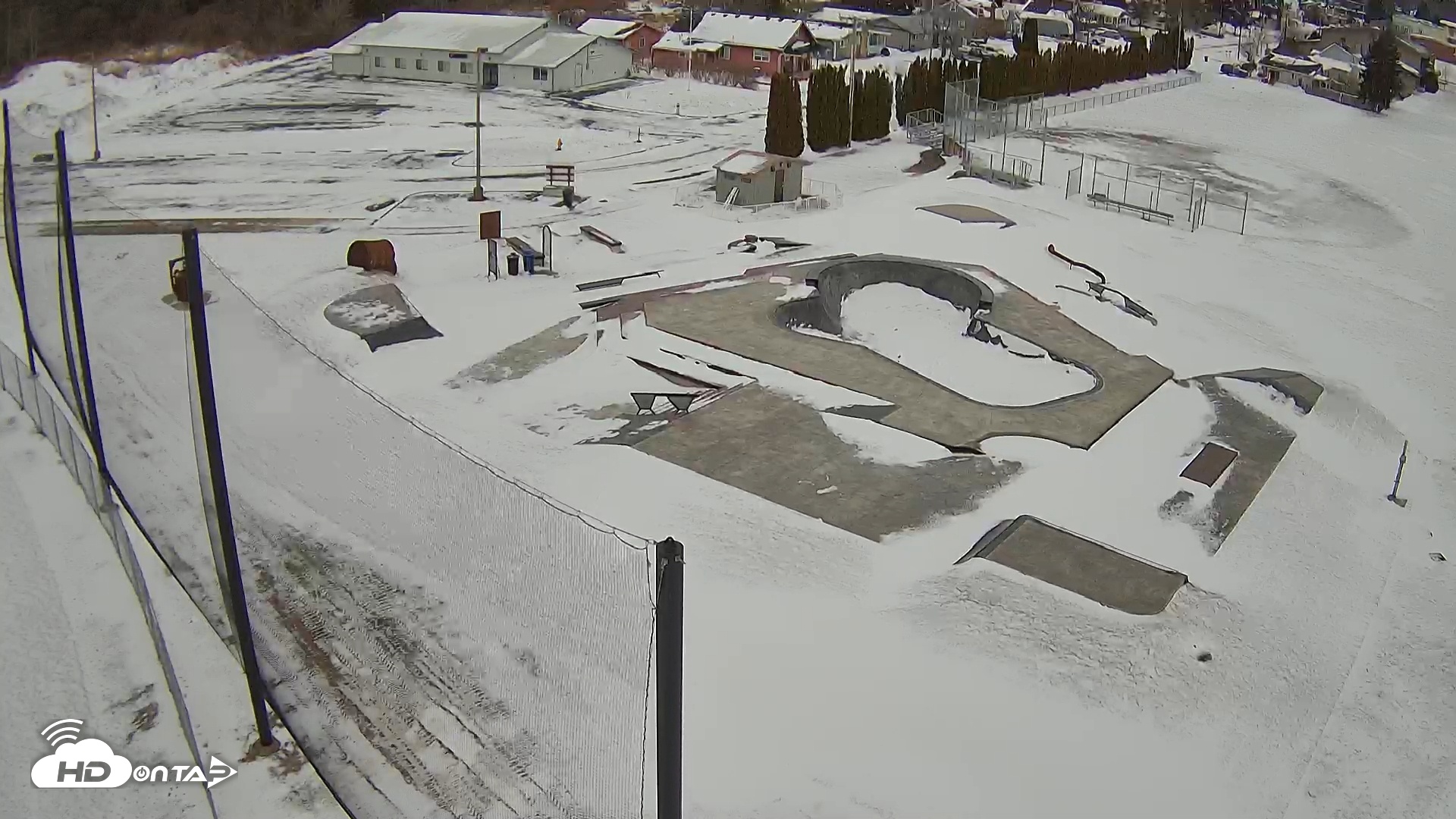 Snapshot of Ferndale Washington Skate Park Live Cam taken Feb 6, 2025, 11:12am PST