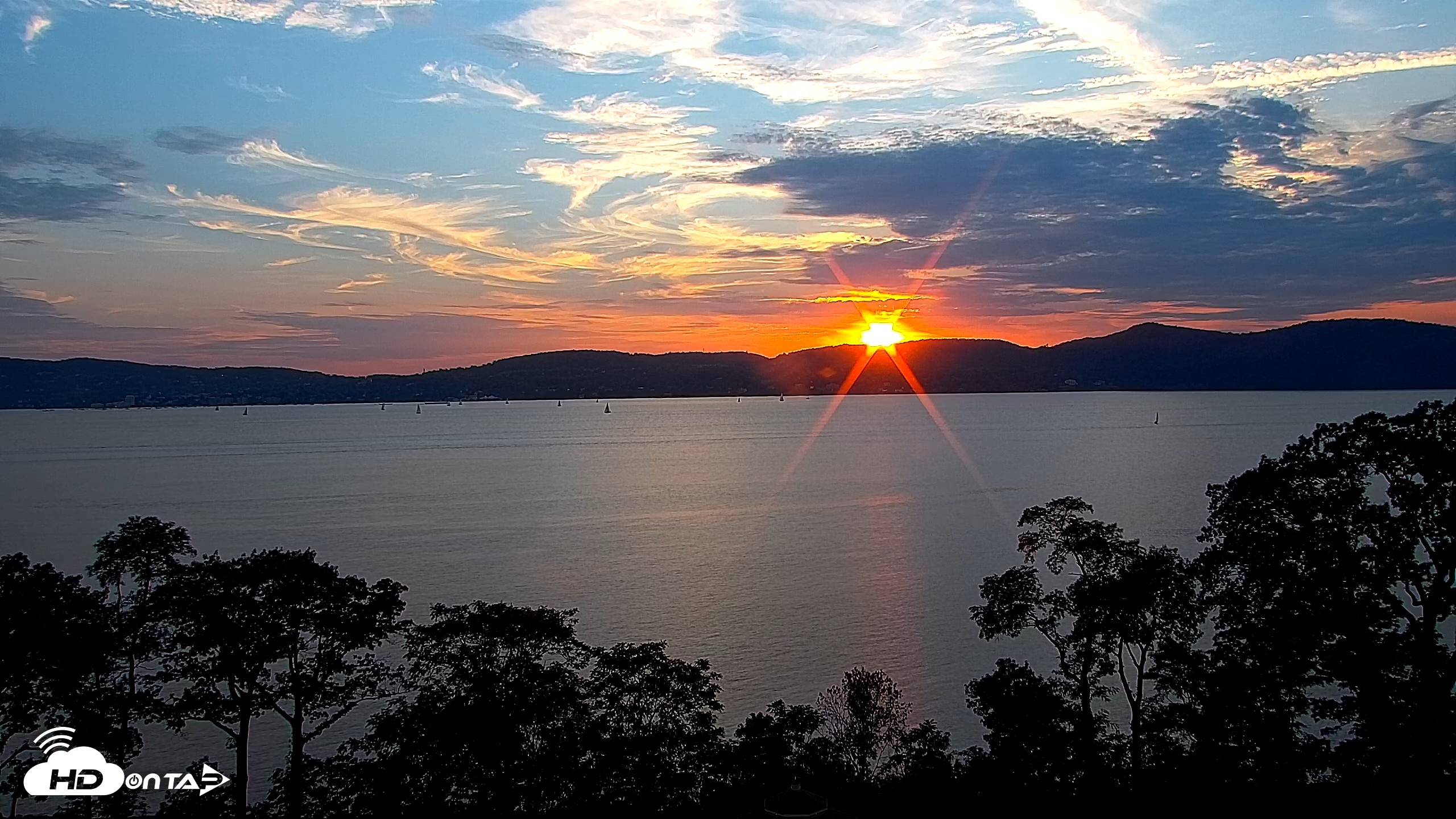 Snapshot of Hudson River Live Webcam taken Sep 9, 2026, 7:00pm EDT