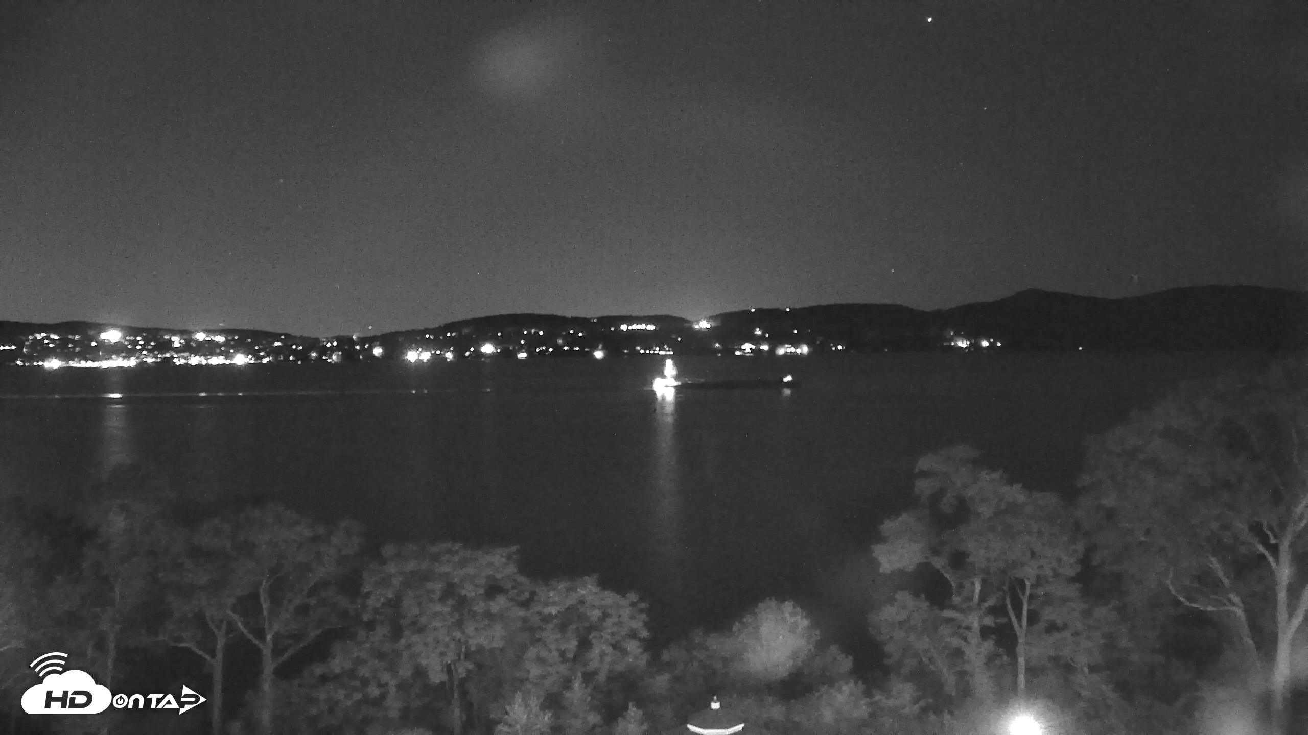 Snapshot of Hudson River Live Webcam taken Sep 14, 2026, 9:20pm EDT