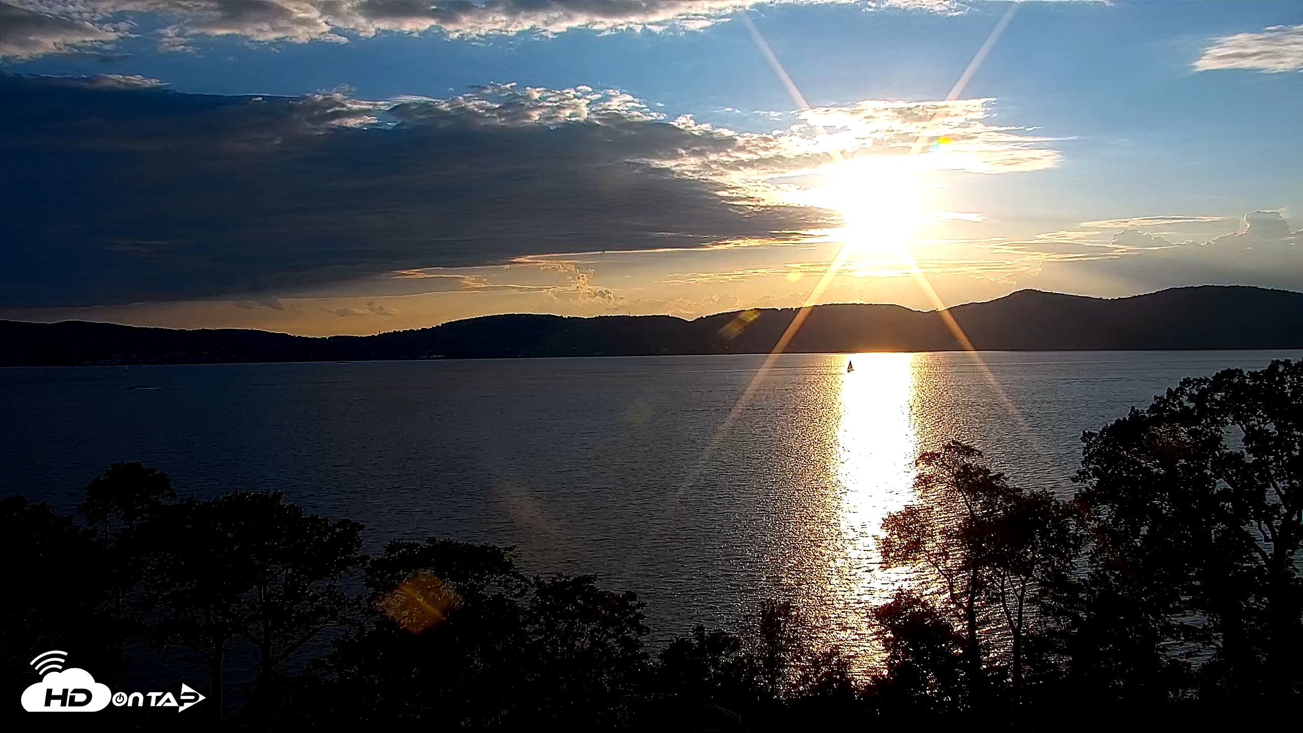 Snapshot of Hudson River Live Webcam taken Aug 23, 2026, 7:04pm EDT
