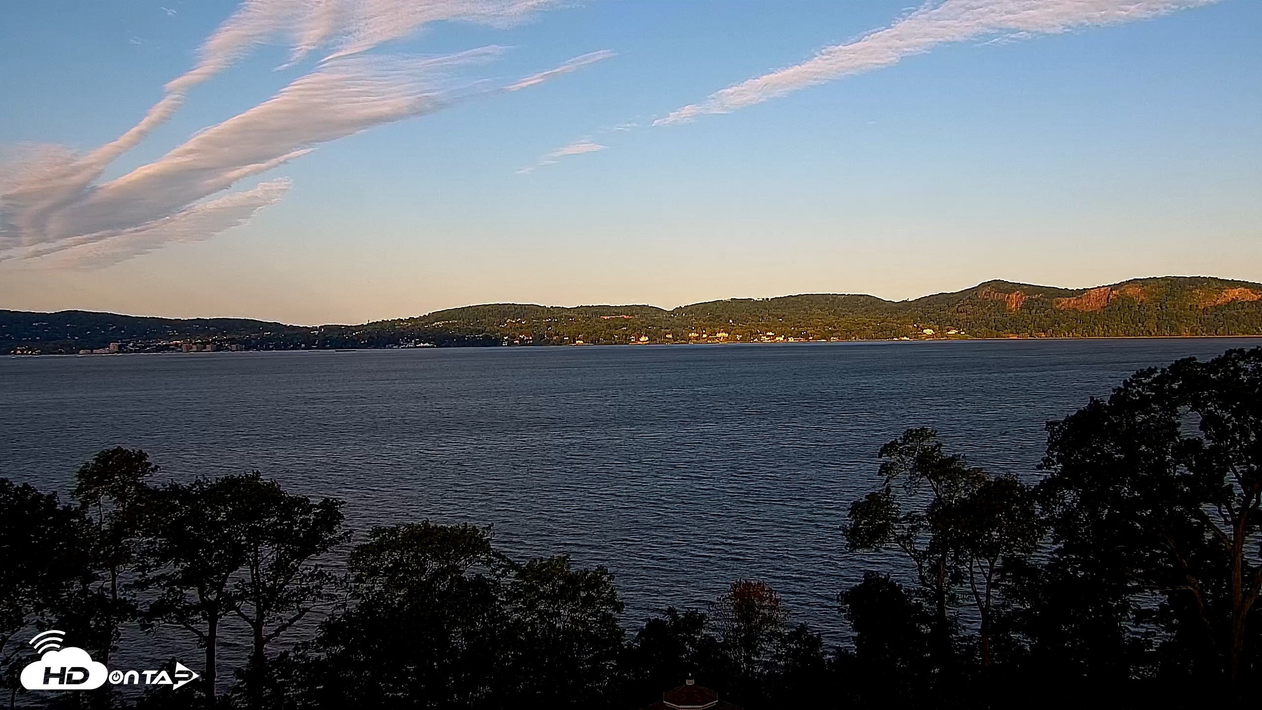 Snapshot of Hudson River Live Webcam taken Sep 14, 2026, 7:42am EDT