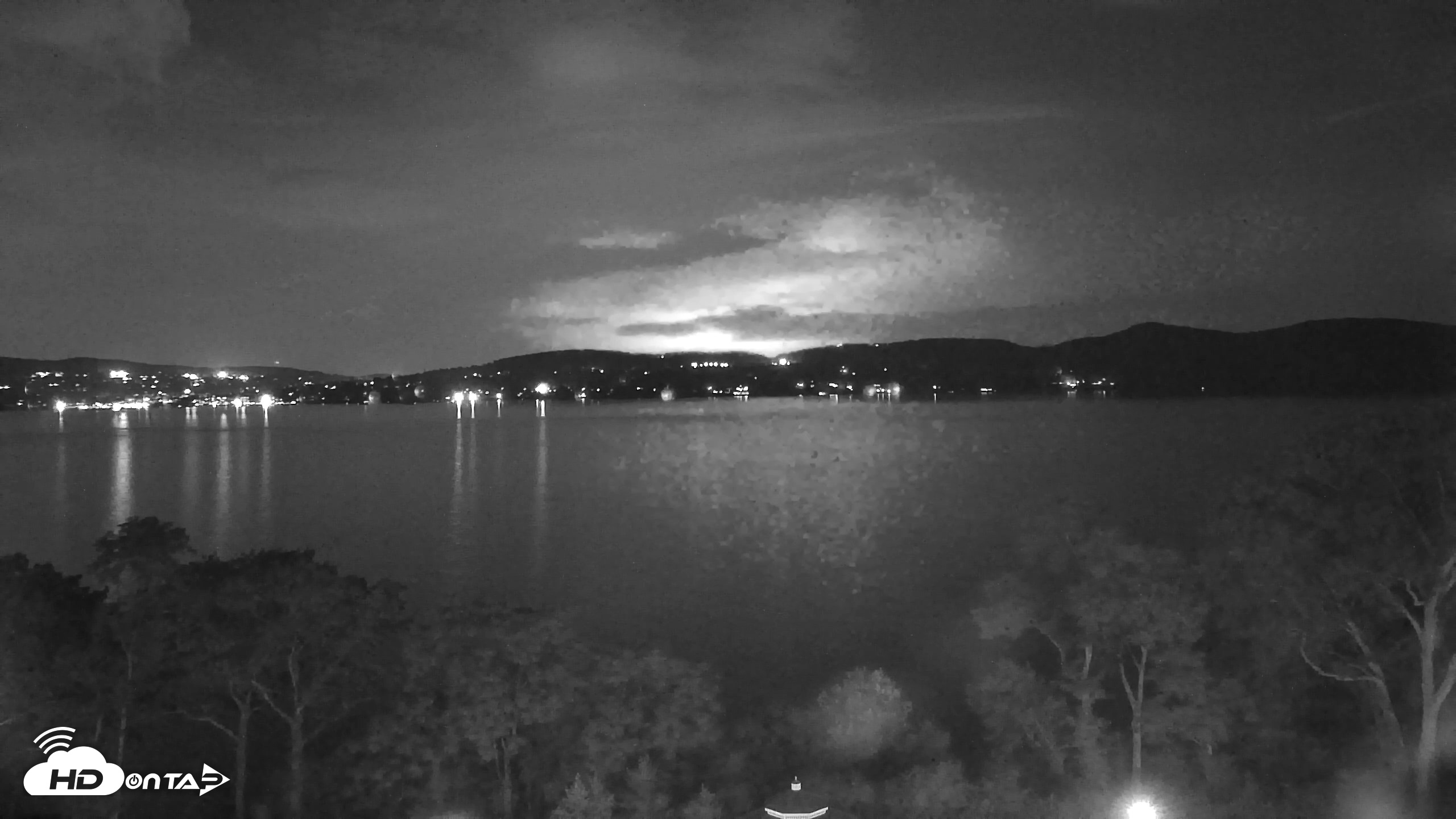 Snapshot of Hudson River Live Webcam taken Aug 6, 2026, 9:44pm EDT