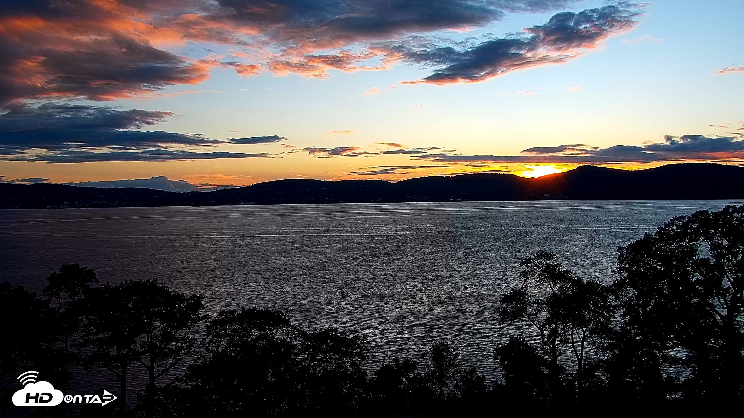 Snapshot of Hudson River Live Webcam taken Aug 25, 2026, 7:34pm EDT
