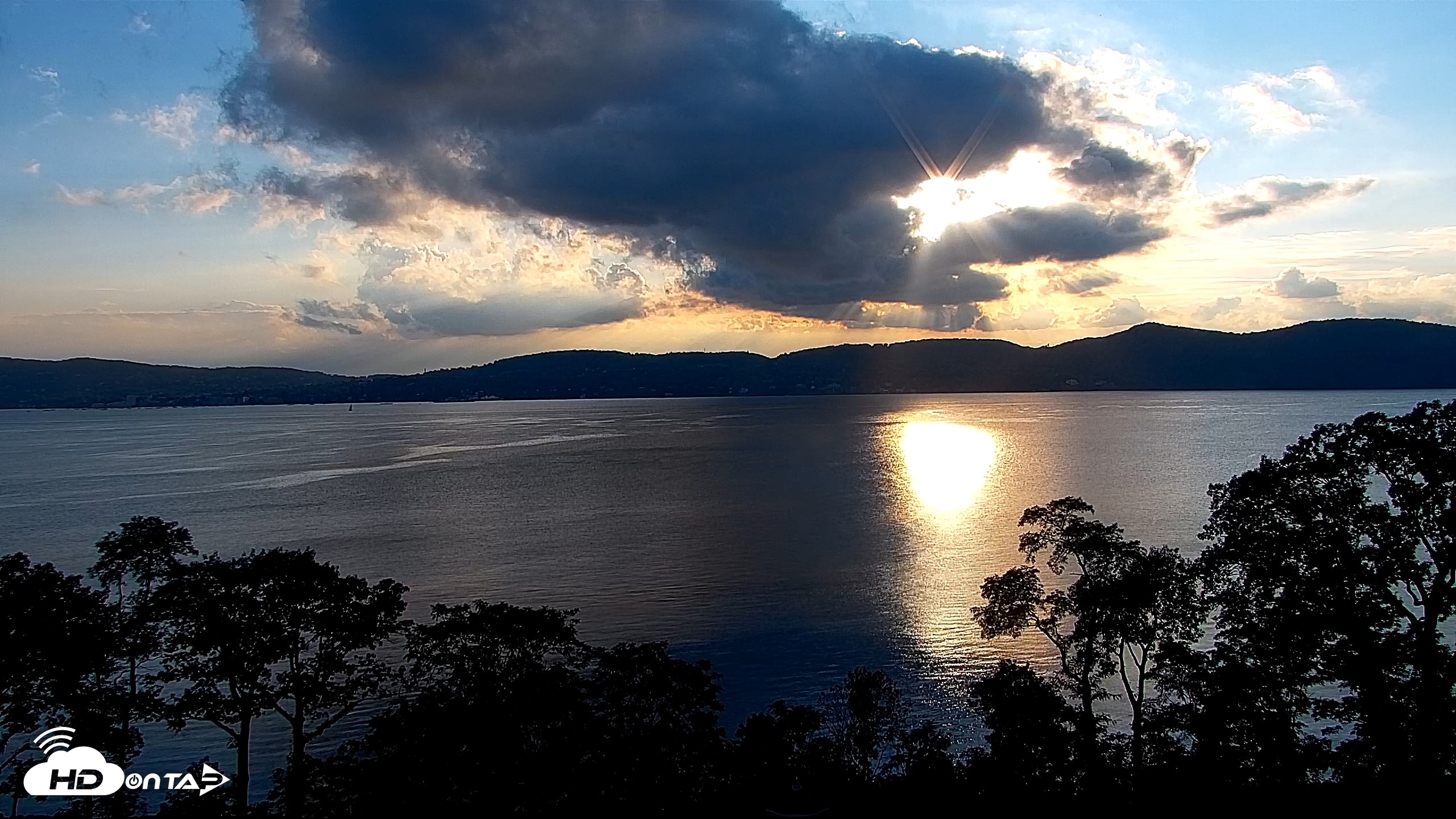 Snapshot of Hudson River Live Webcam taken Aug 22, 2026, 6:53pm EDT