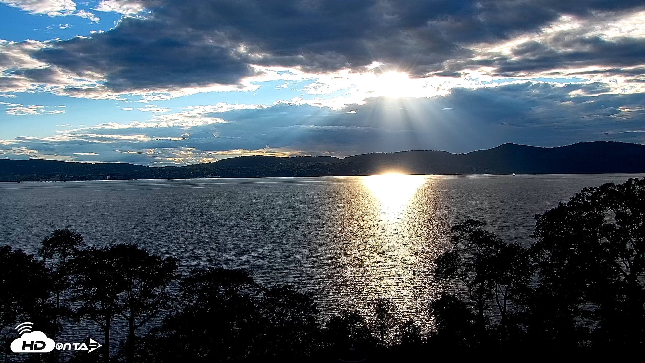 Snapshot of Hudson River Live Webcam taken Aug 25, 2026, 6:40pm EDT