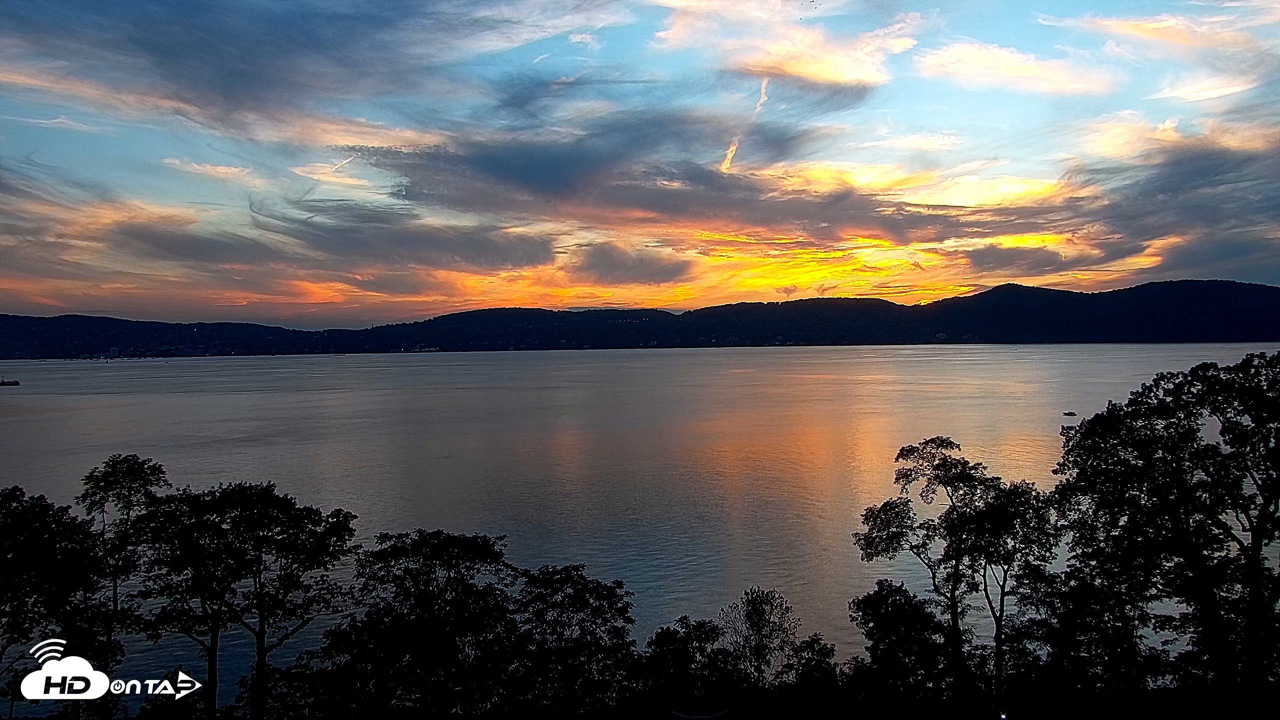 Snapshot of Hudson River Live Webcam taken Aug 26, 2026, 7:38pm EDT
