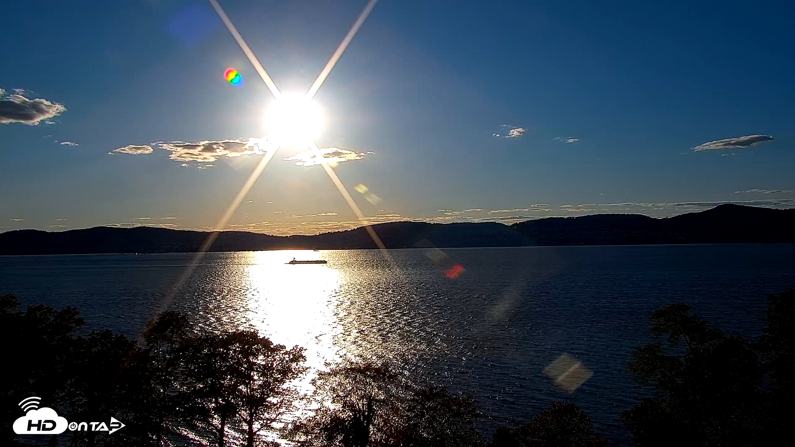 Snapshot of Hudson River Live Webcam taken Oct 8, 2025, 5:27pm EDT