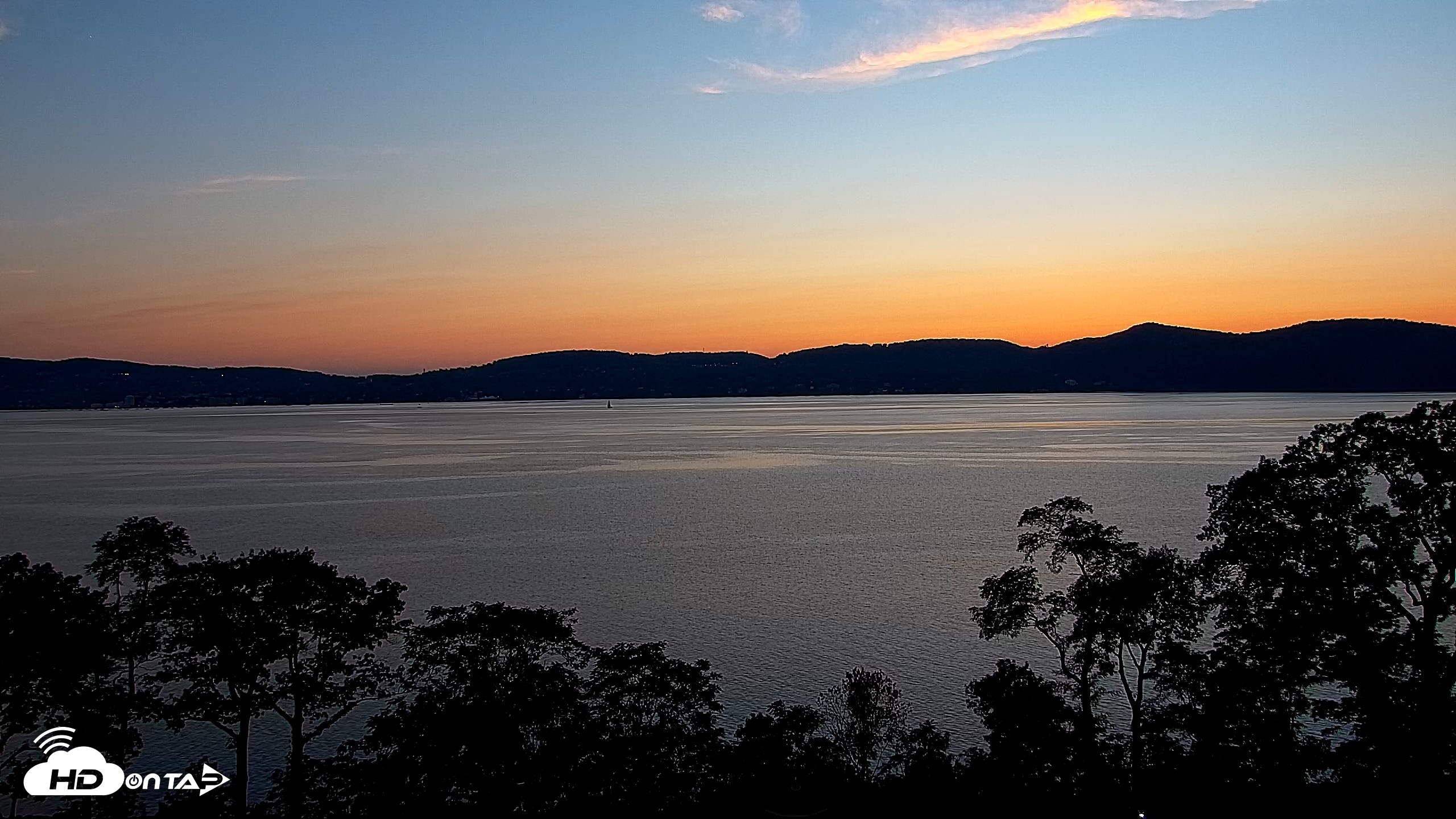 Snapshot of Hudson River Live Webcam taken Aug 28, 2026, 7:39pm EDT