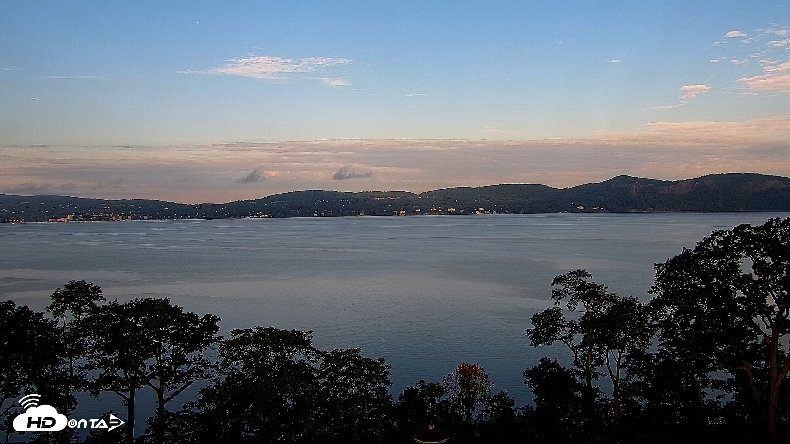 Snapshot of Hudson River Live Webcam taken Sep 9, 2026, 7:42am EDT