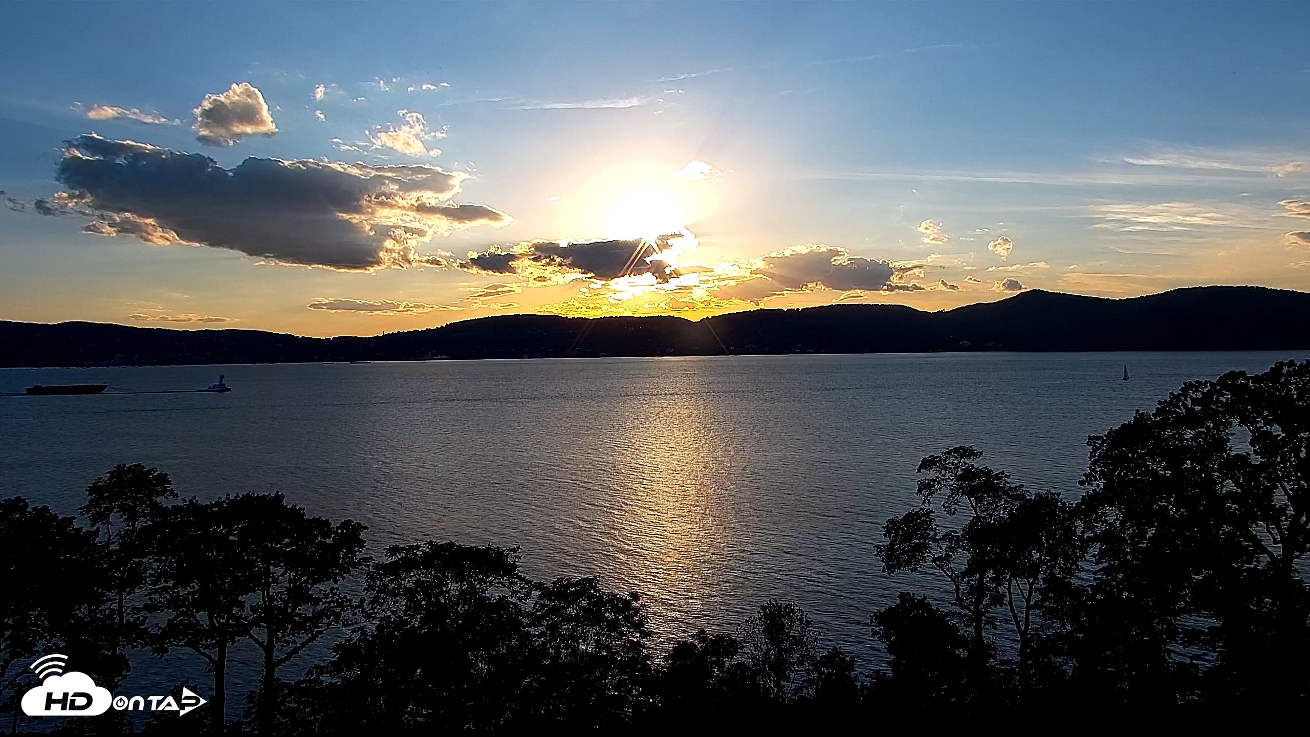 Snapshot of Hudson River Live Webcam taken Sep 18, 2026, 6:28pm EDT