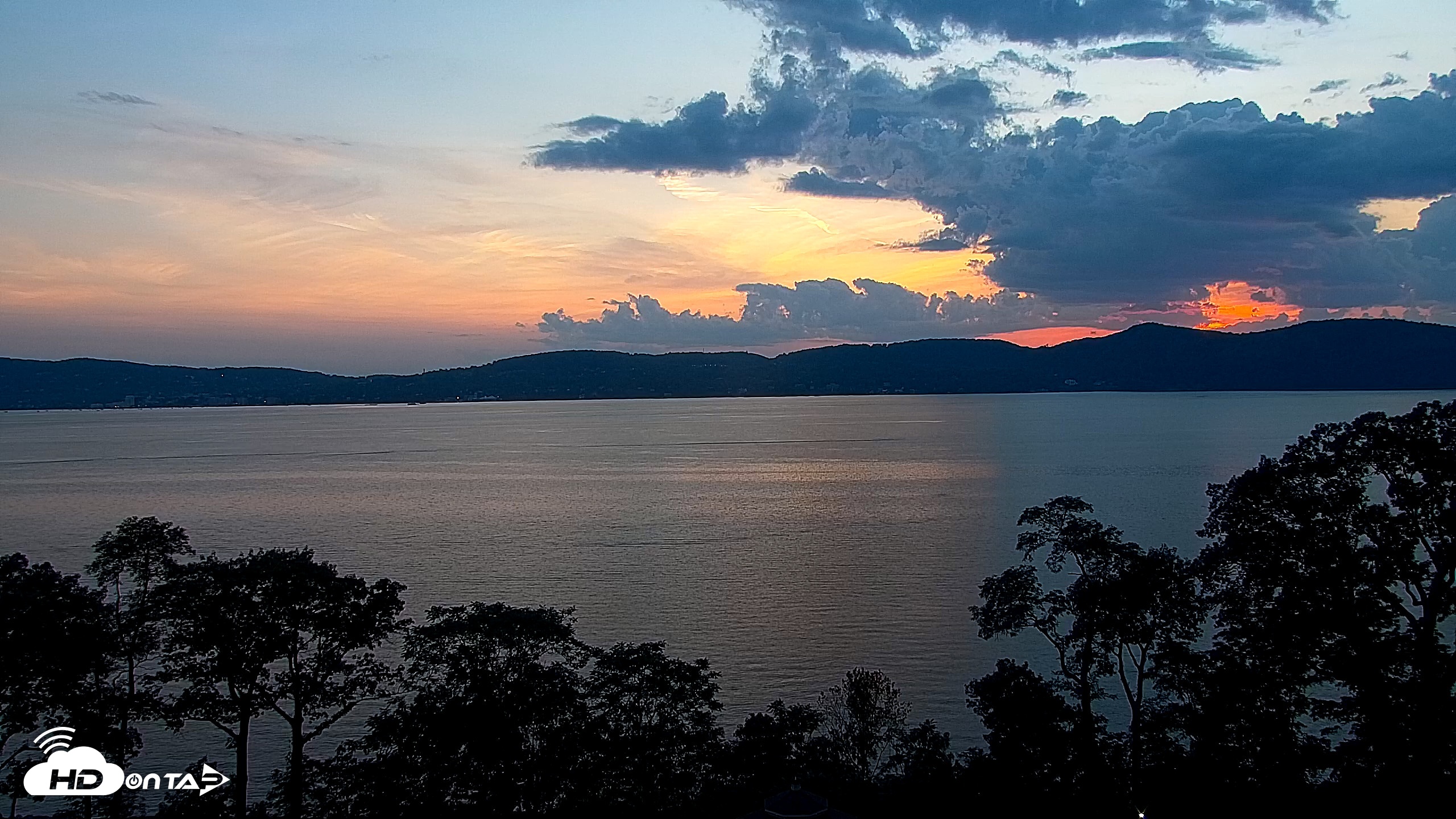 Snapshot of Hudson River Live Webcam taken Aug 14, 2026, 7:53pm EDT