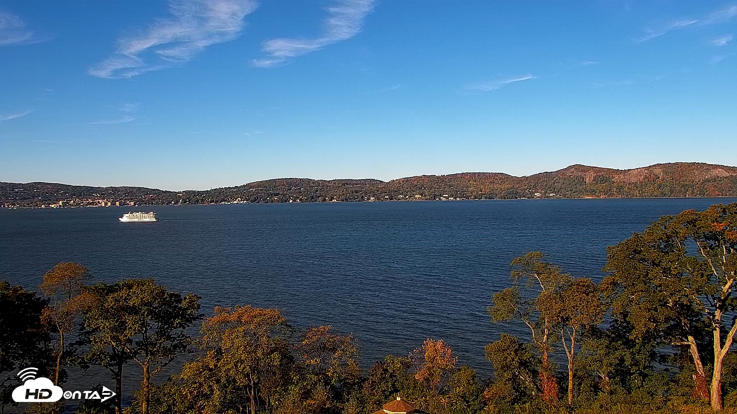 Snapshot of Hudson River Live Webcam taken Oct 21, 2026, 9:49am EDT