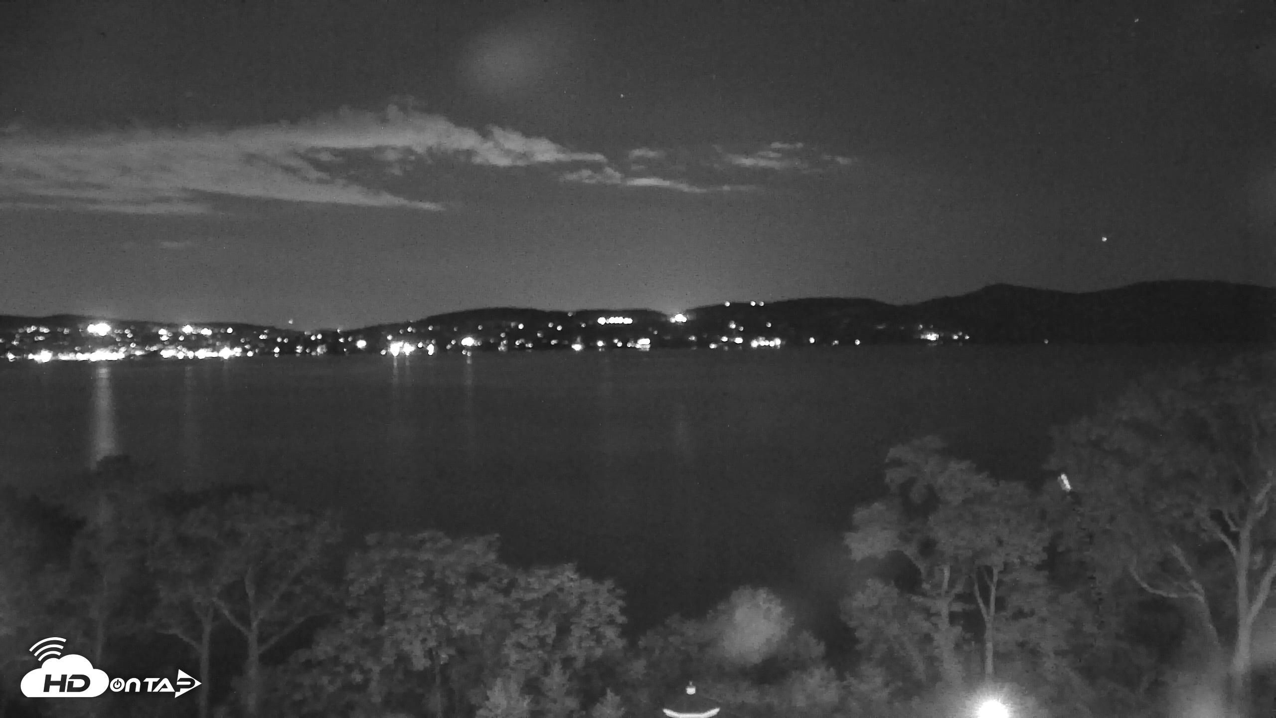 Snapshot of Hudson River Live Webcam taken Oct 3, 2026, 9:09pm EDT