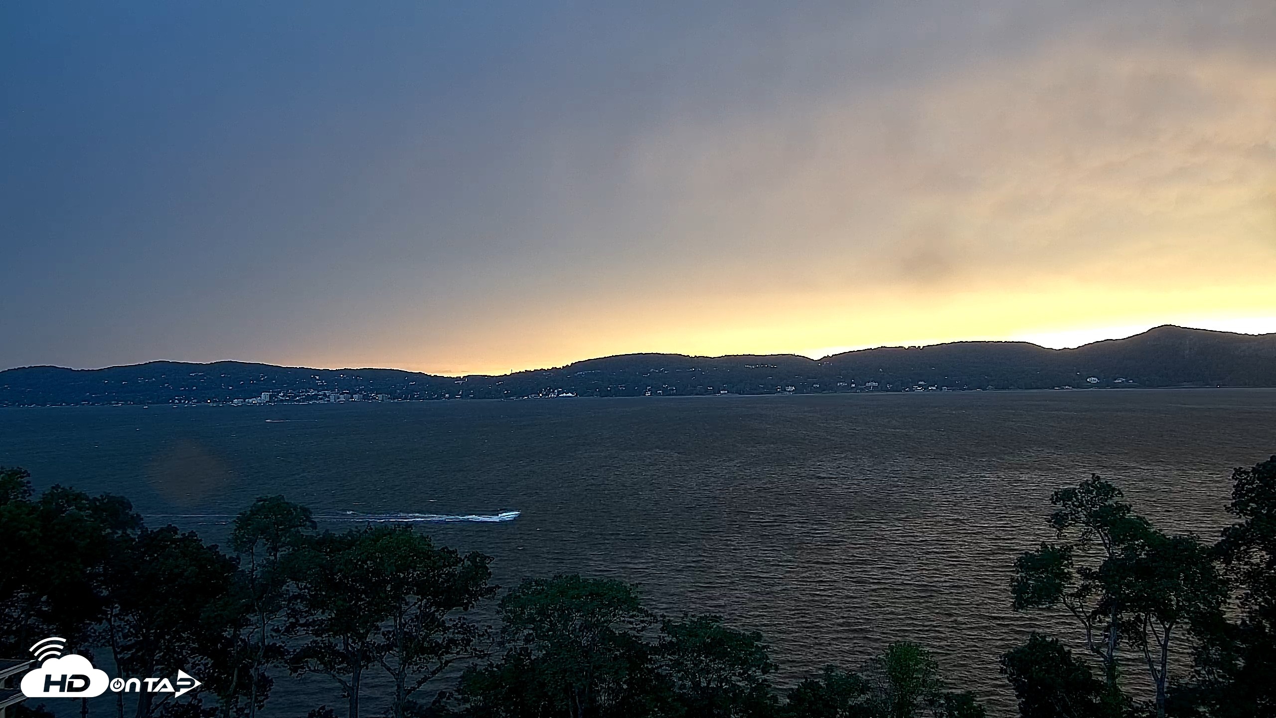 Snapshot of Hudson River Live Webcam taken Jul 3, 2026, 8:10pm EDT