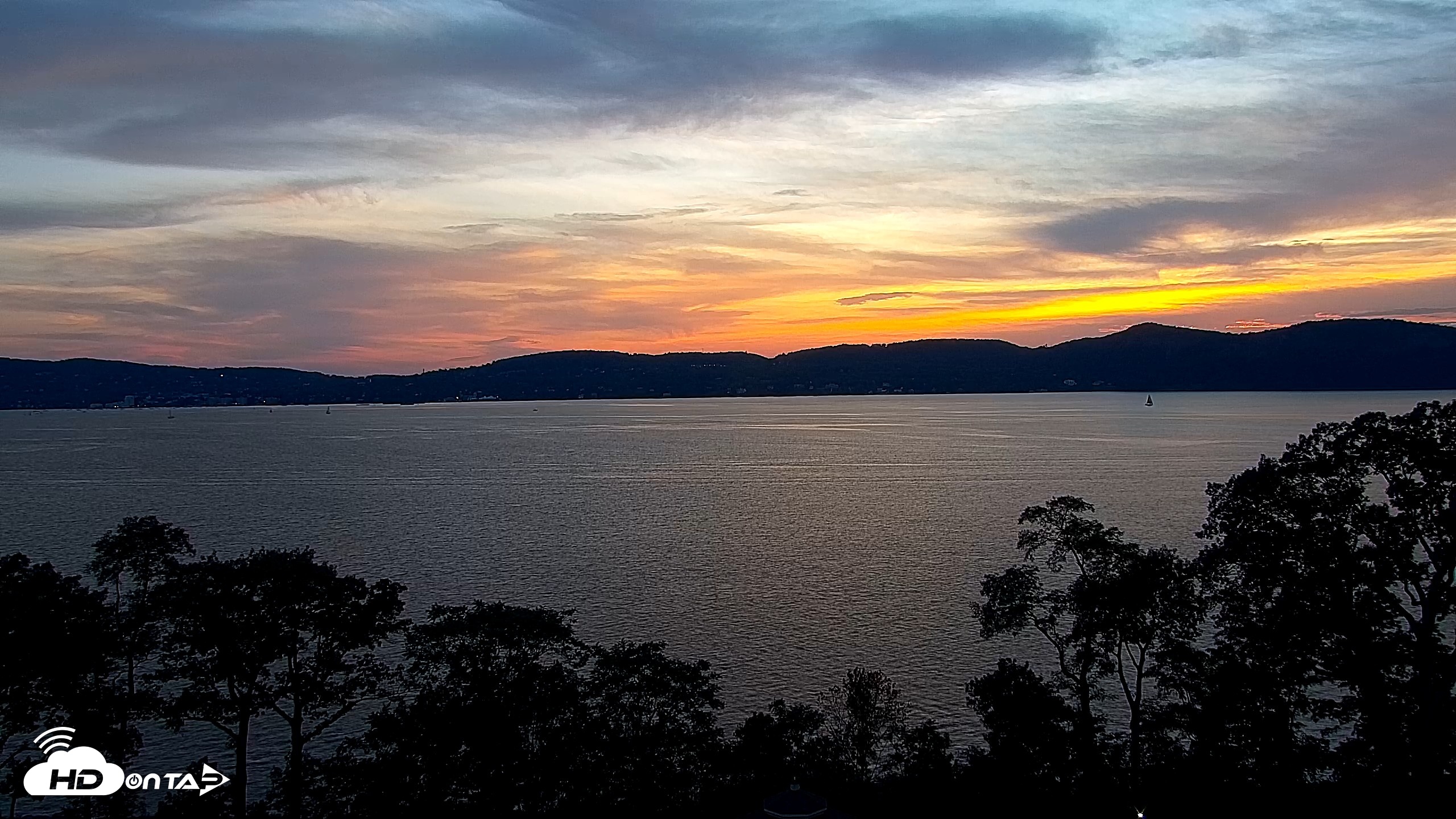 Snapshot of Hudson River Live Webcam taken Aug 19, 2026, 7:47pm EDT