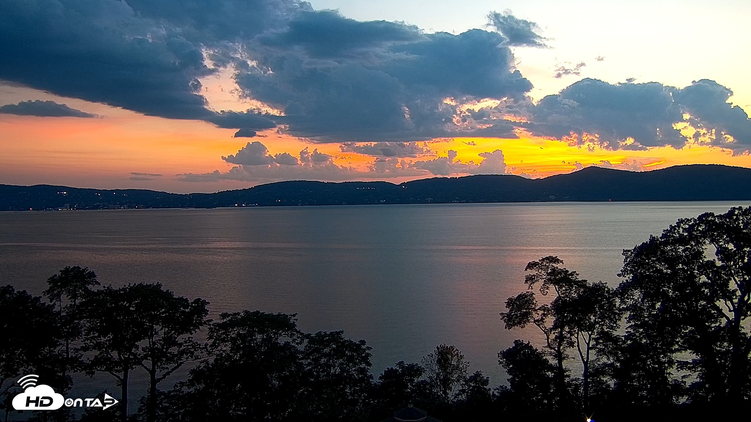Snapshot of Hudson River Live Webcam taken Aug 14, 2026, 8:12pm EDT