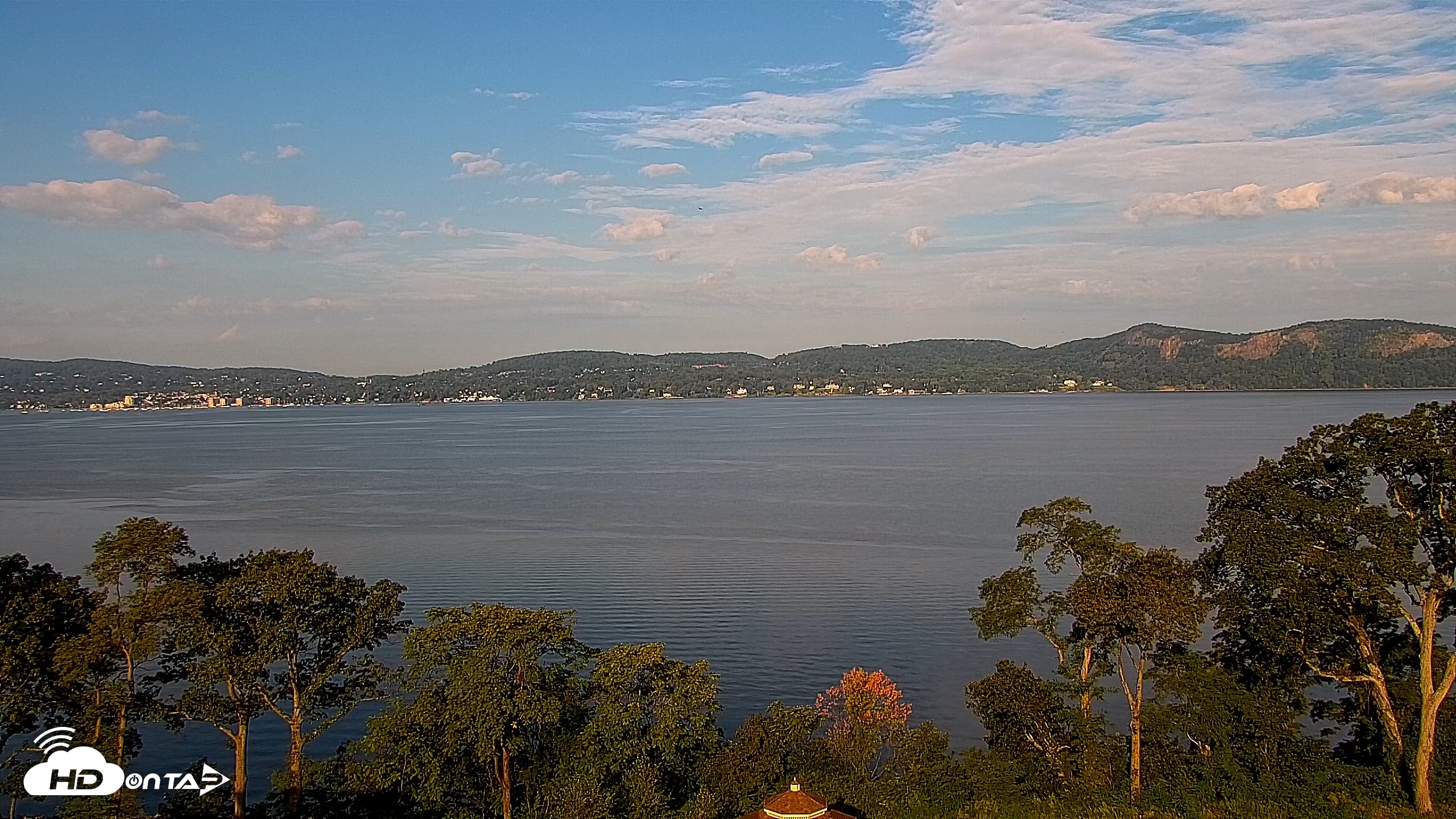 Snapshot of Hudson River Live Webcam taken Sep 9, 2026, 8:27am EDT