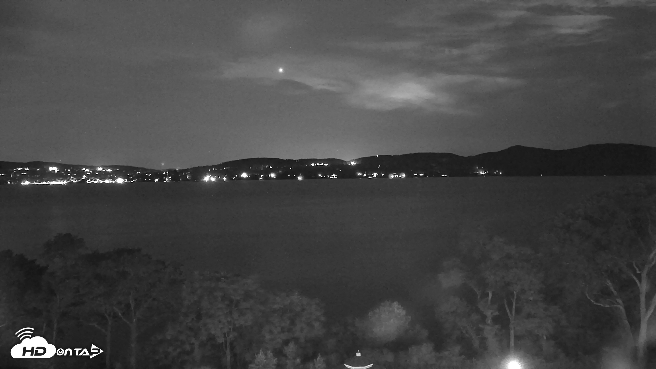 Snapshot of Hudson River Live Webcam taken Aug 1, 2026, 9:07pm EDT