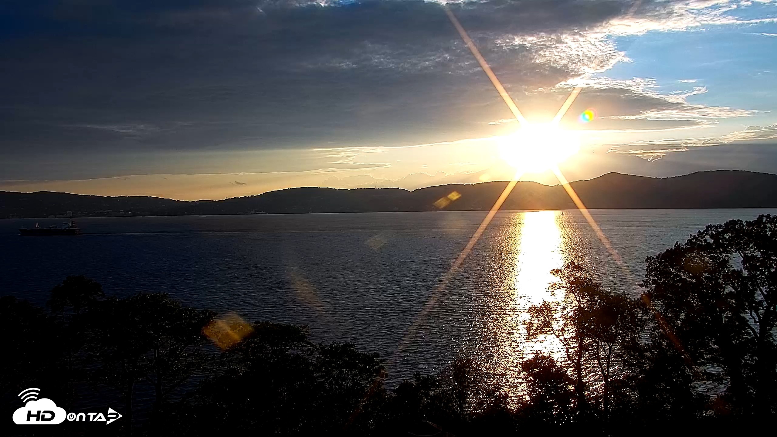 Snapshot of Hudson River Live Webcam taken Aug 23, 2026, 7:13pm EDT