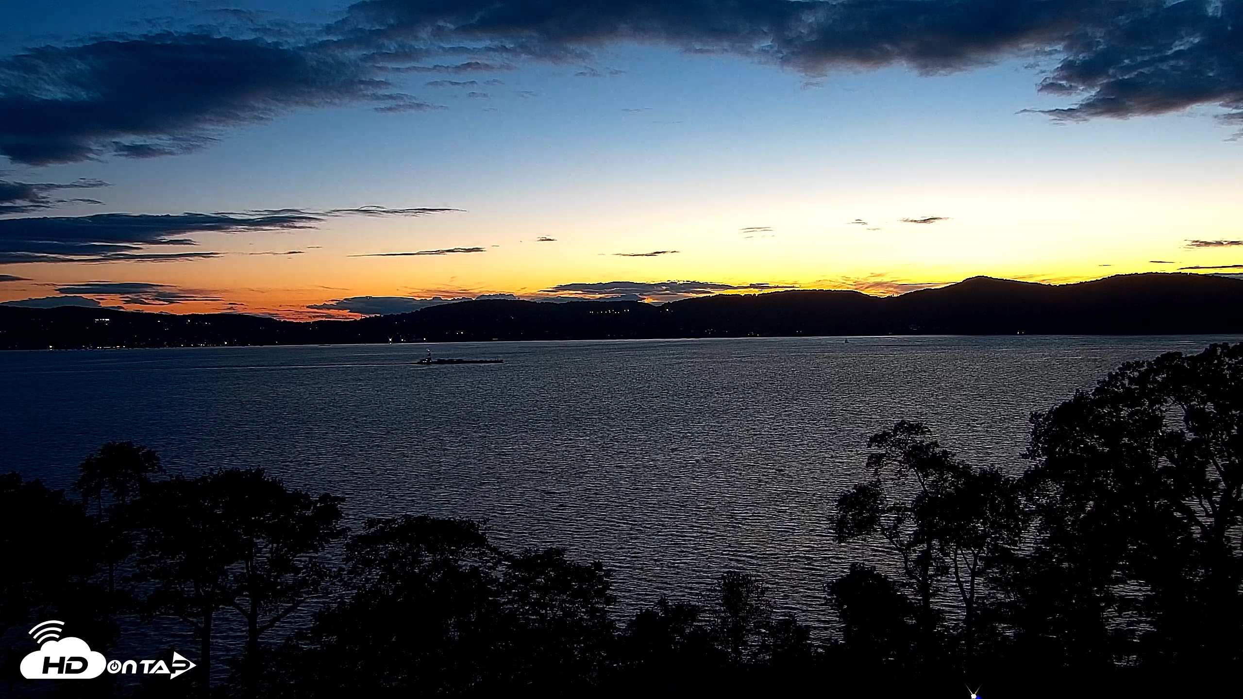 Snapshot of Hudson River Live Webcam taken Aug 25, 2026, 8:02pm EDT