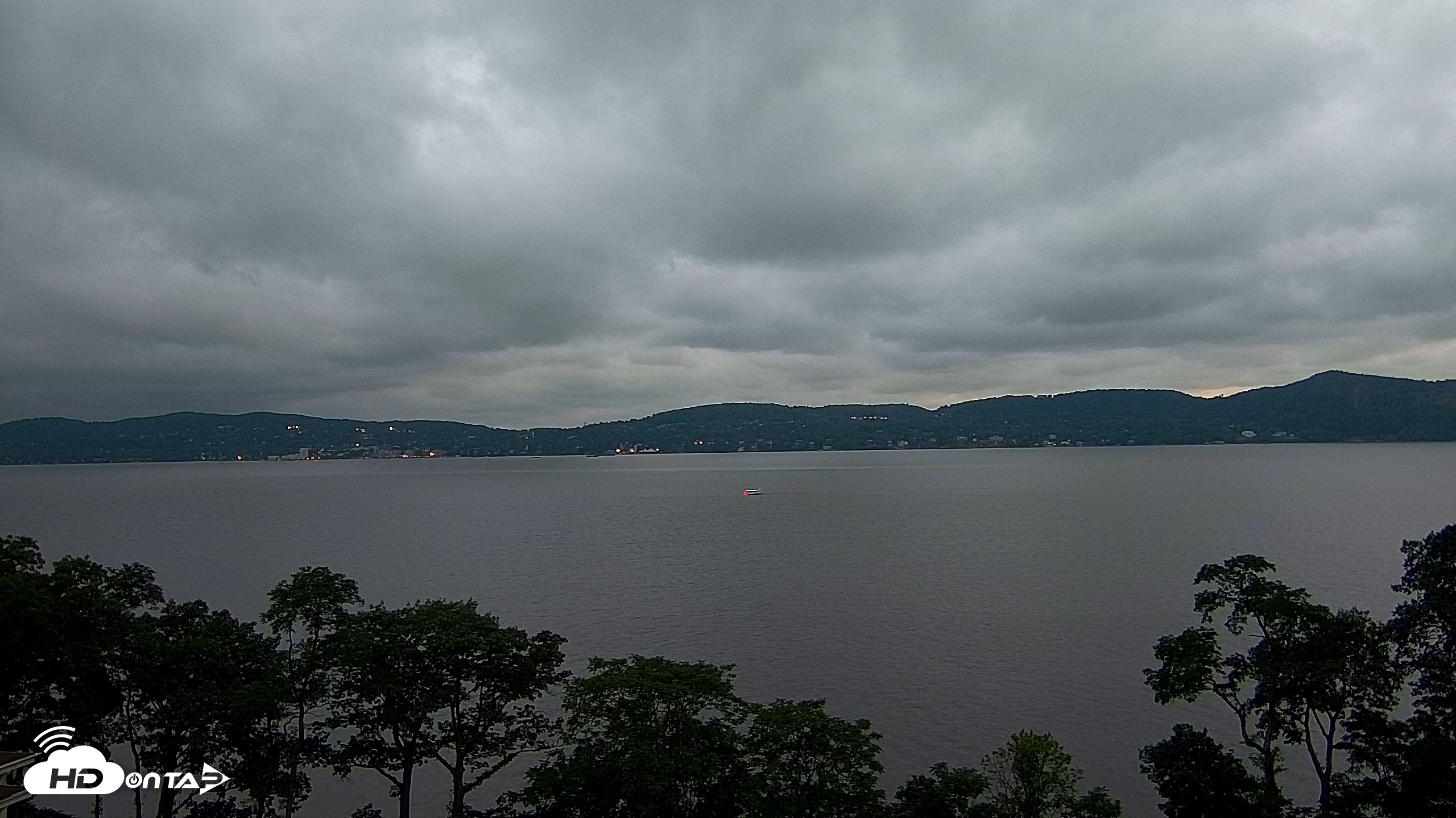 Snapshot of Hudson River Live Webcam taken Jul 9, 2026, 8:37pm EDT