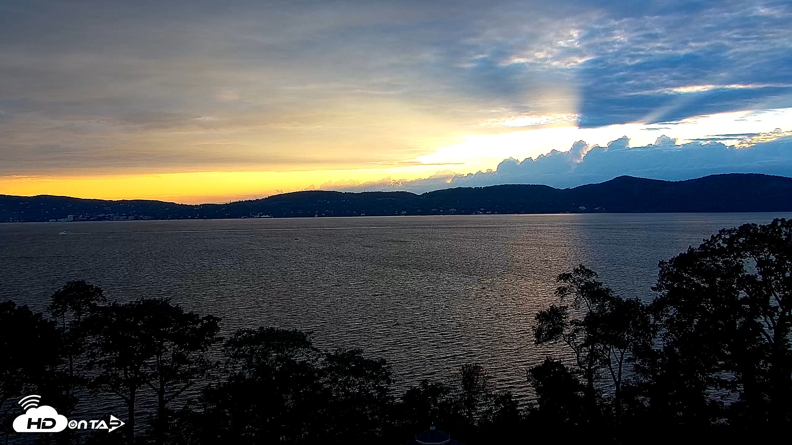 Snapshot of Hudson River Live Webcam taken Aug 23, 2026, 7:21pm EDT
