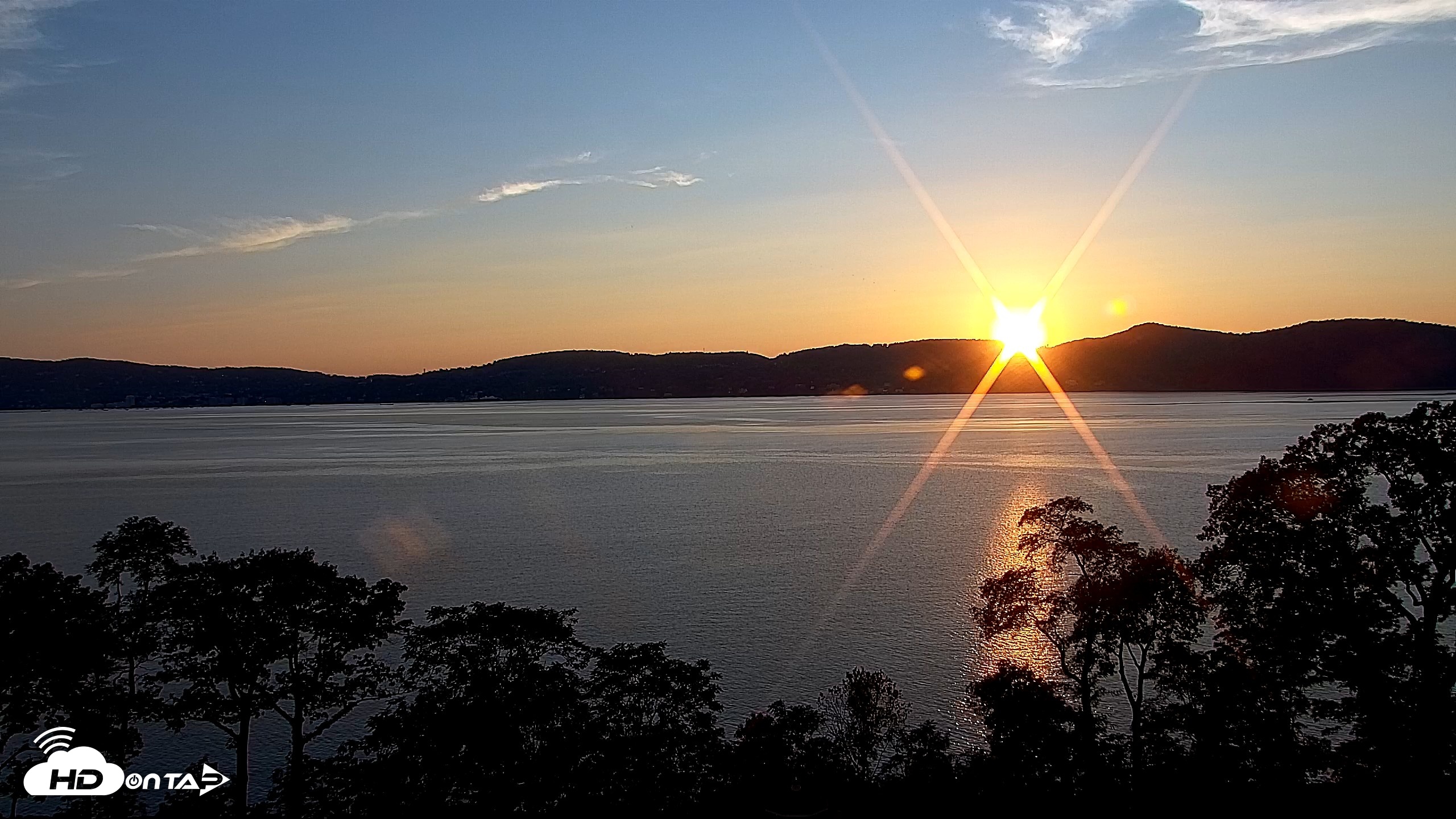 Snapshot of Hudson River Live Webcam taken Aug 28, 2026, 7:21pm EDT