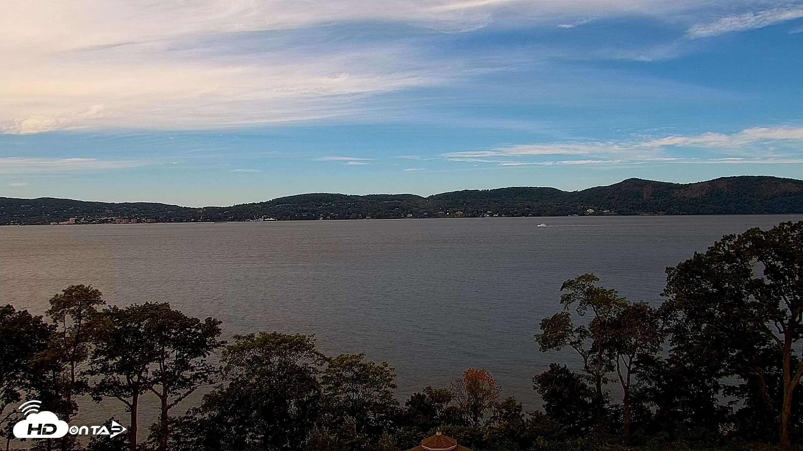 Snapshot of Hudson River Live Webcam taken Sep 25, 2026, 12:39pm EDT