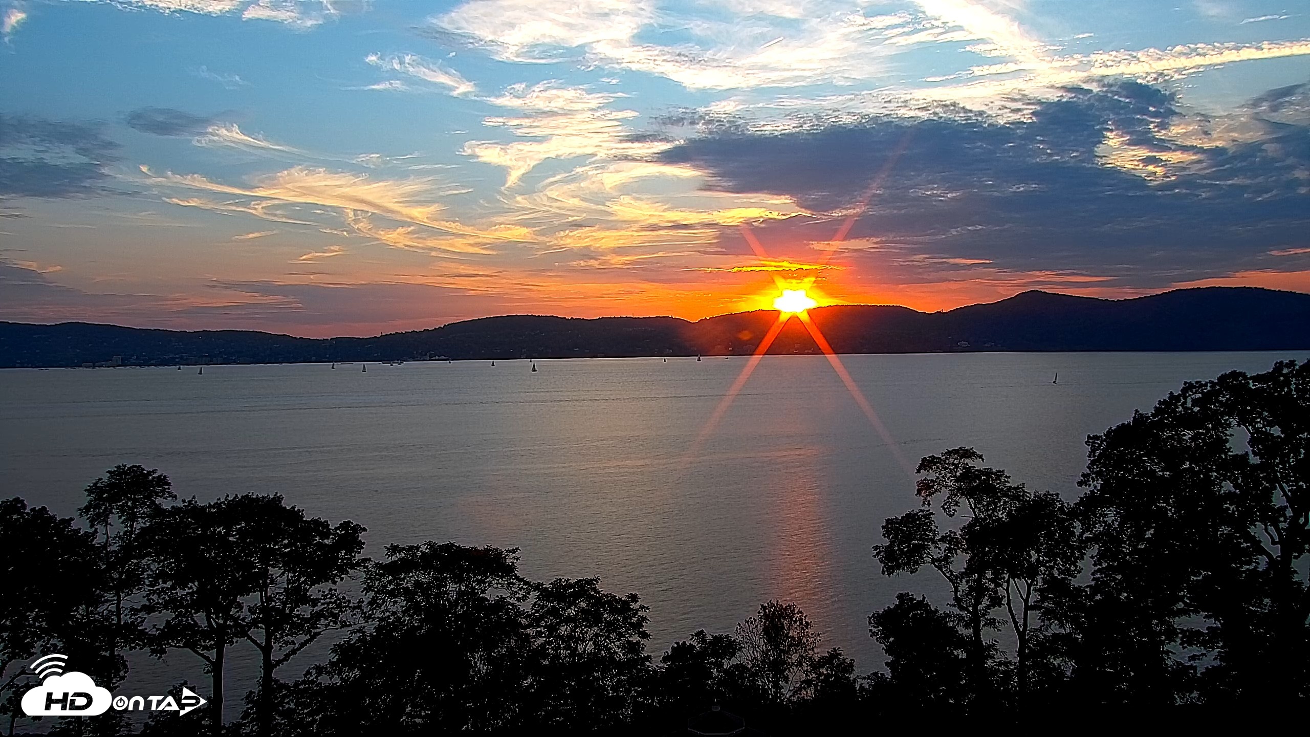 Snapshot of Hudson River Live Webcam taken Sep 9, 2026, 7:01pm EDT