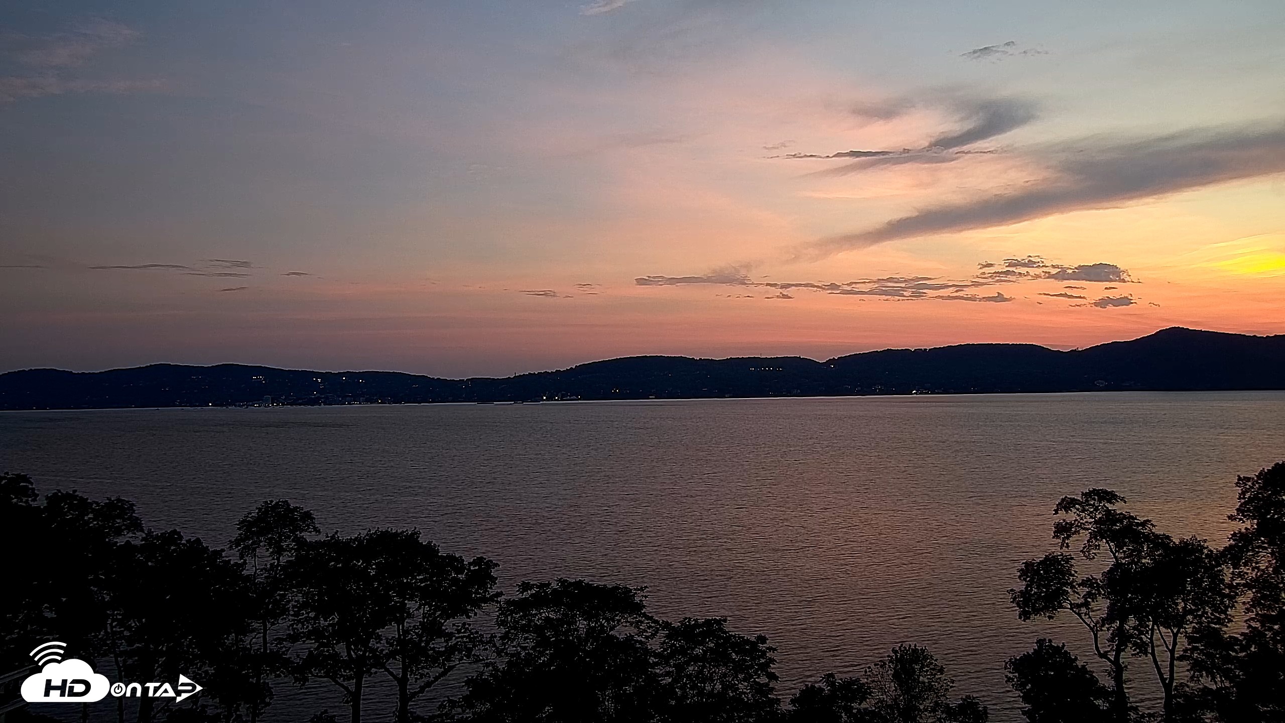 Snapshot of Hudson River Live Webcam taken Jun 30, 2026, 8:53pm EDT