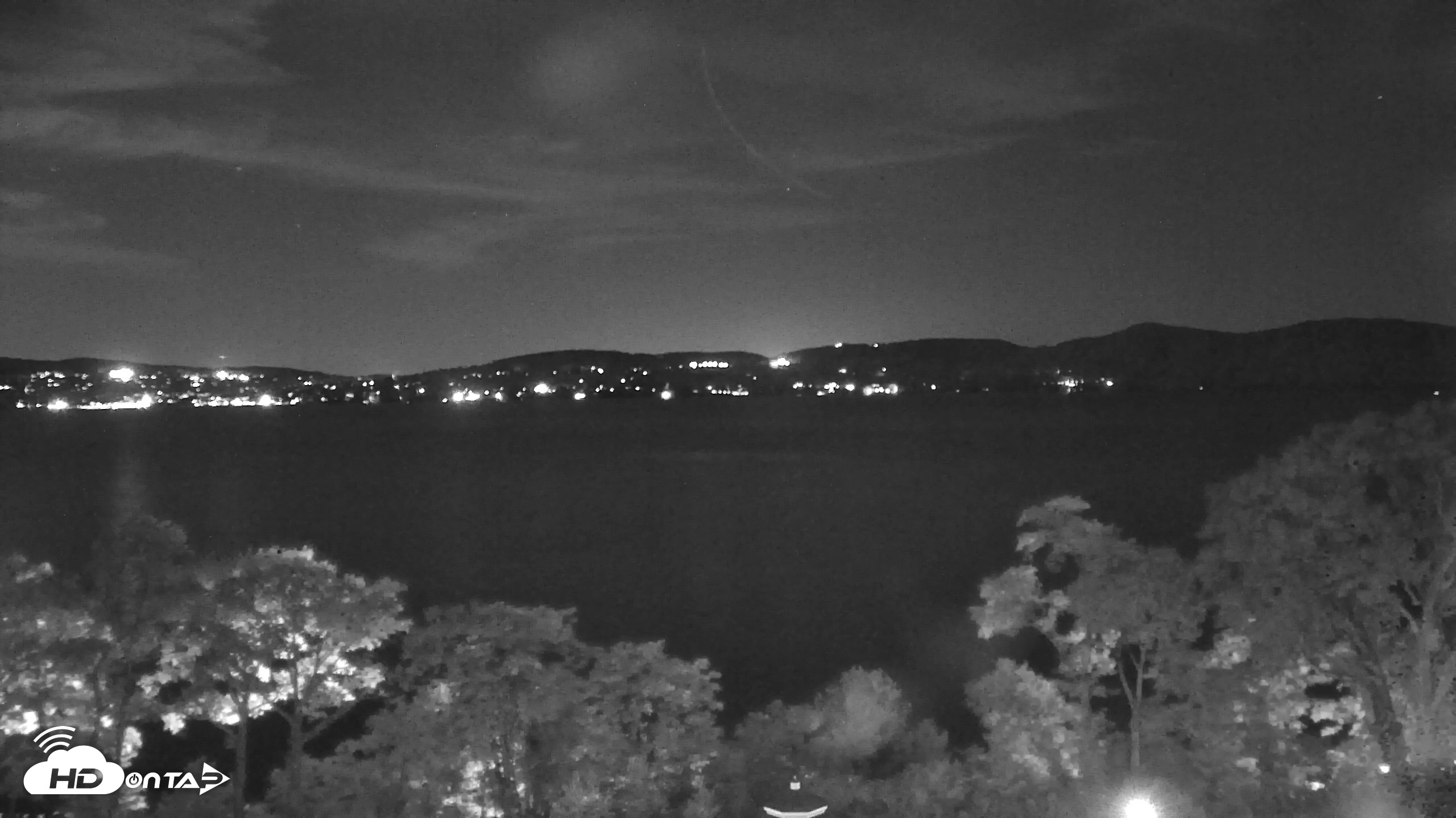 Snapshot of Hudson River Live Webcam taken Sep 23, 2026, 10:07pm EDT