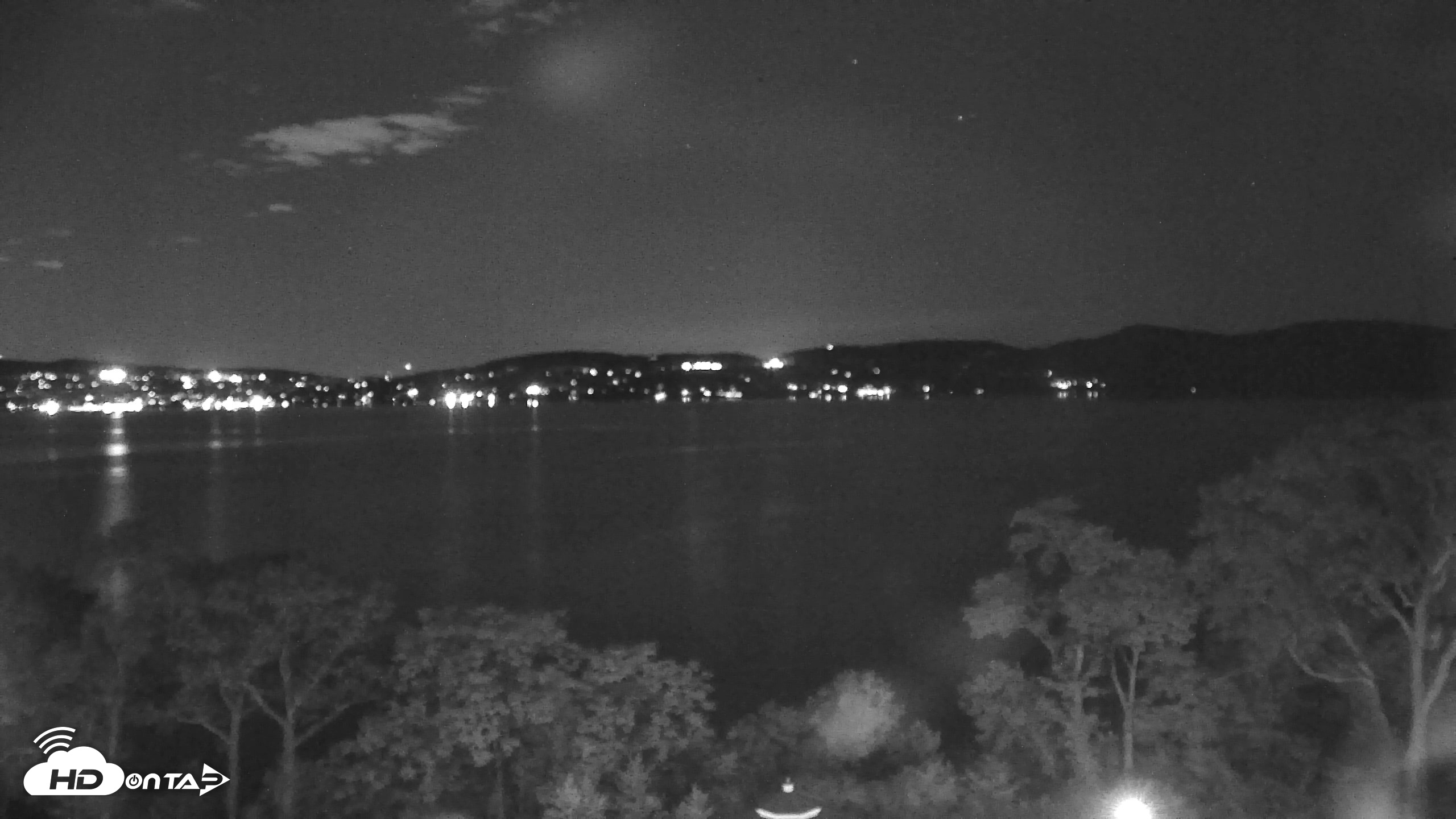 Snapshot of Hudson River Live Webcam taken Oct 8, 2026, 10:49pm EDT