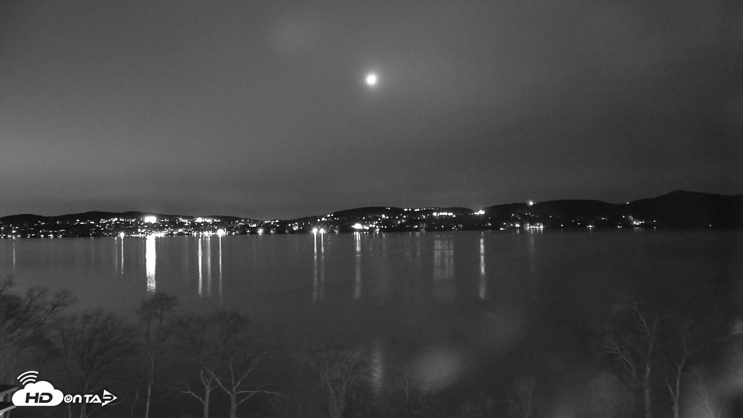 Snapshot of Hudson River Live Webcam taken Nov 30, 2025, 12:21am EST