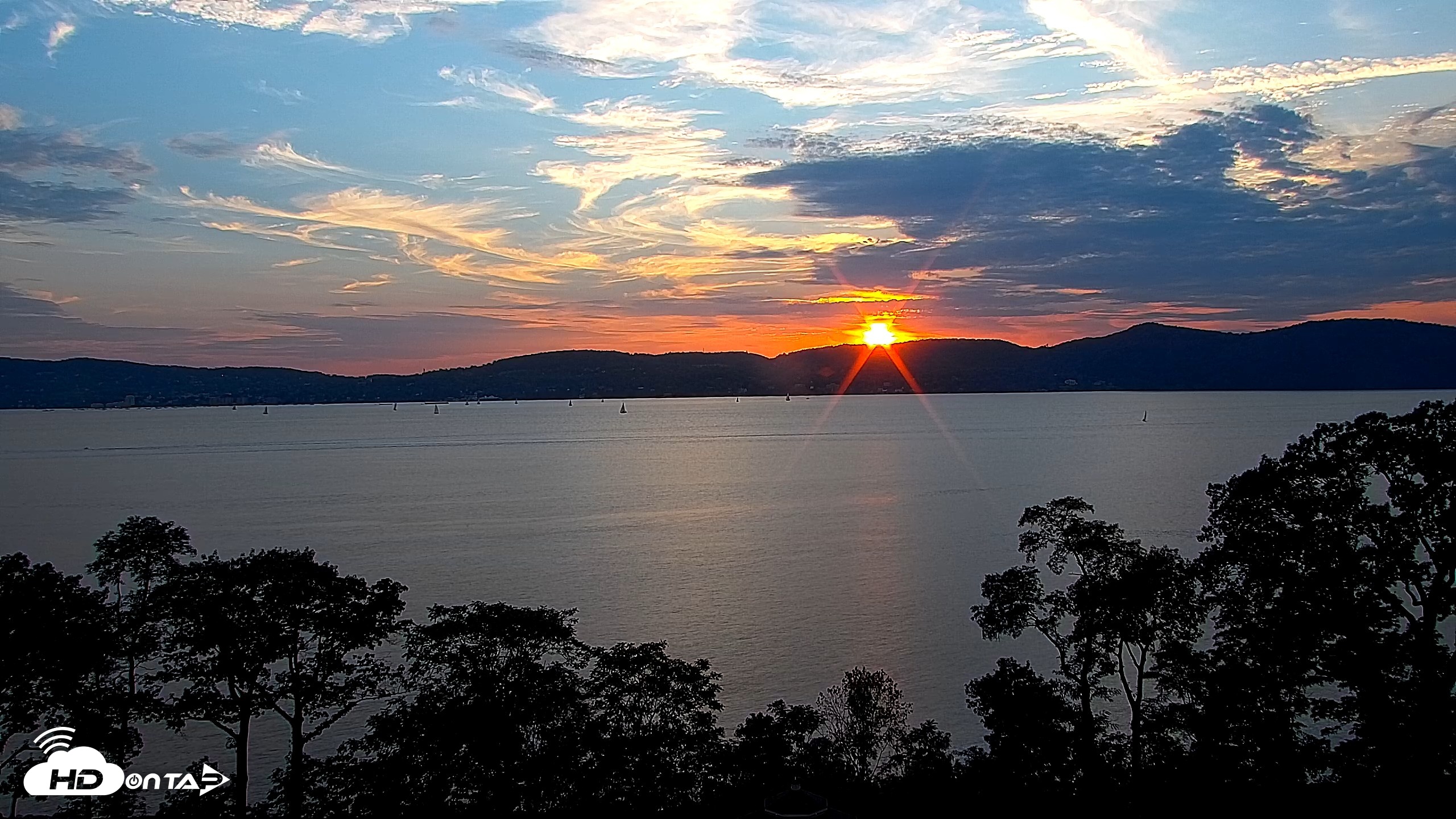 Snapshot of Hudson River Live Webcam taken Sep 9, 2026, 7:00pm EDT